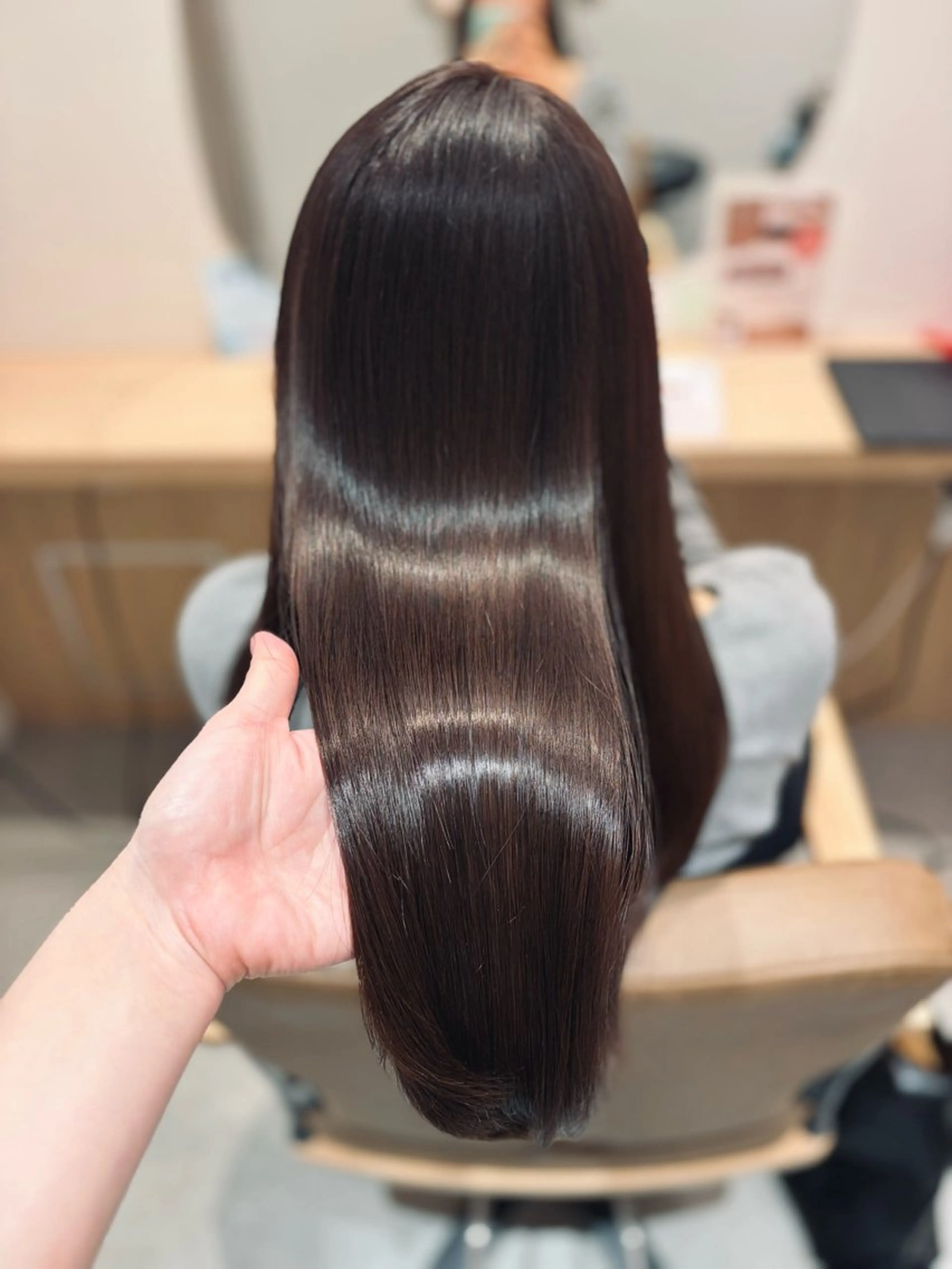 セミロング カラー 透明感カラー 髪質改善 髪質改善サロン/片山 莉那のヘアスタイル