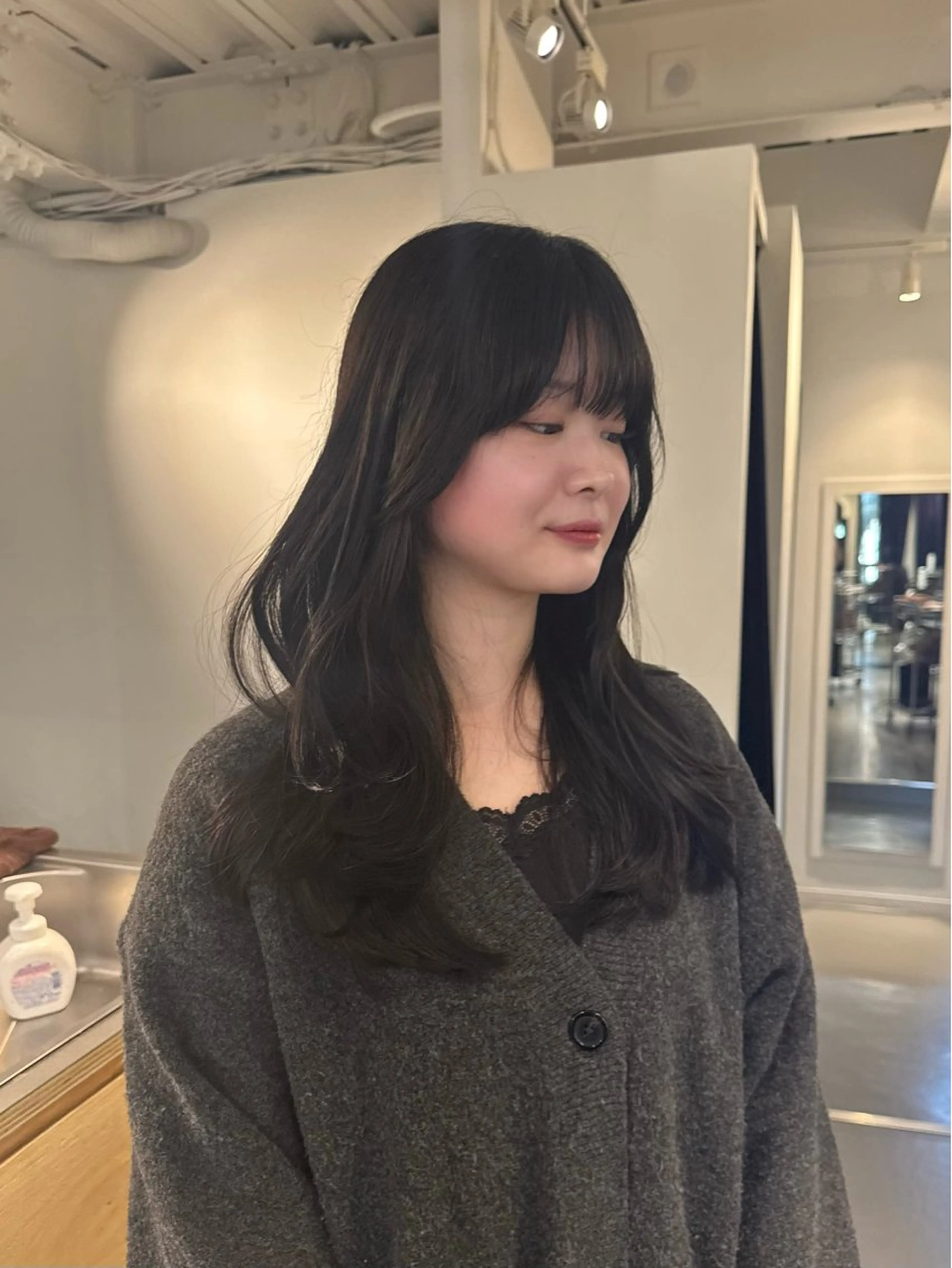 ロング カット 透明感/レイヤー カット🎀Maco.のヘアスタイル