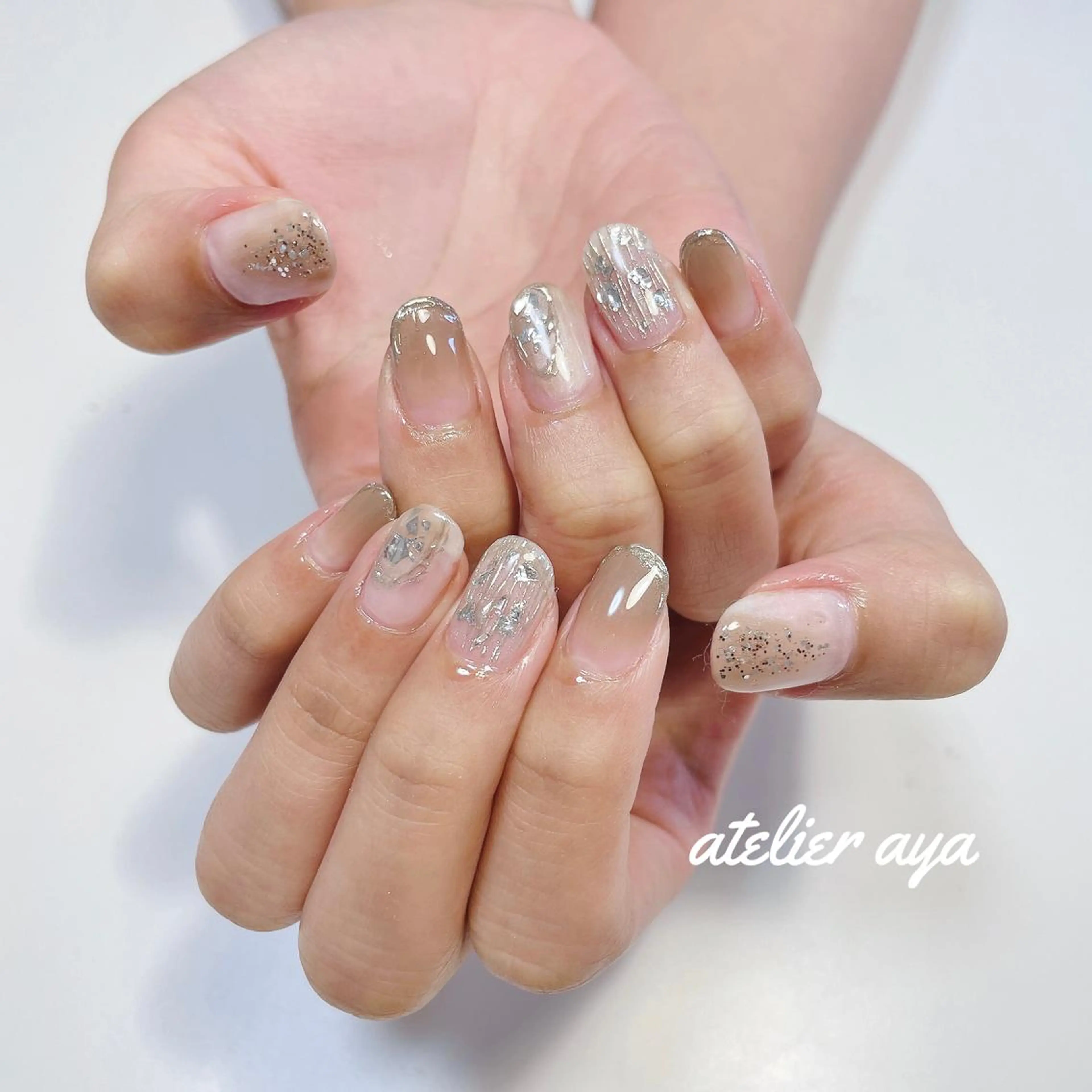 ネイル ニュアンスネイル 北名古屋♡ ayanaのネイルデザイン