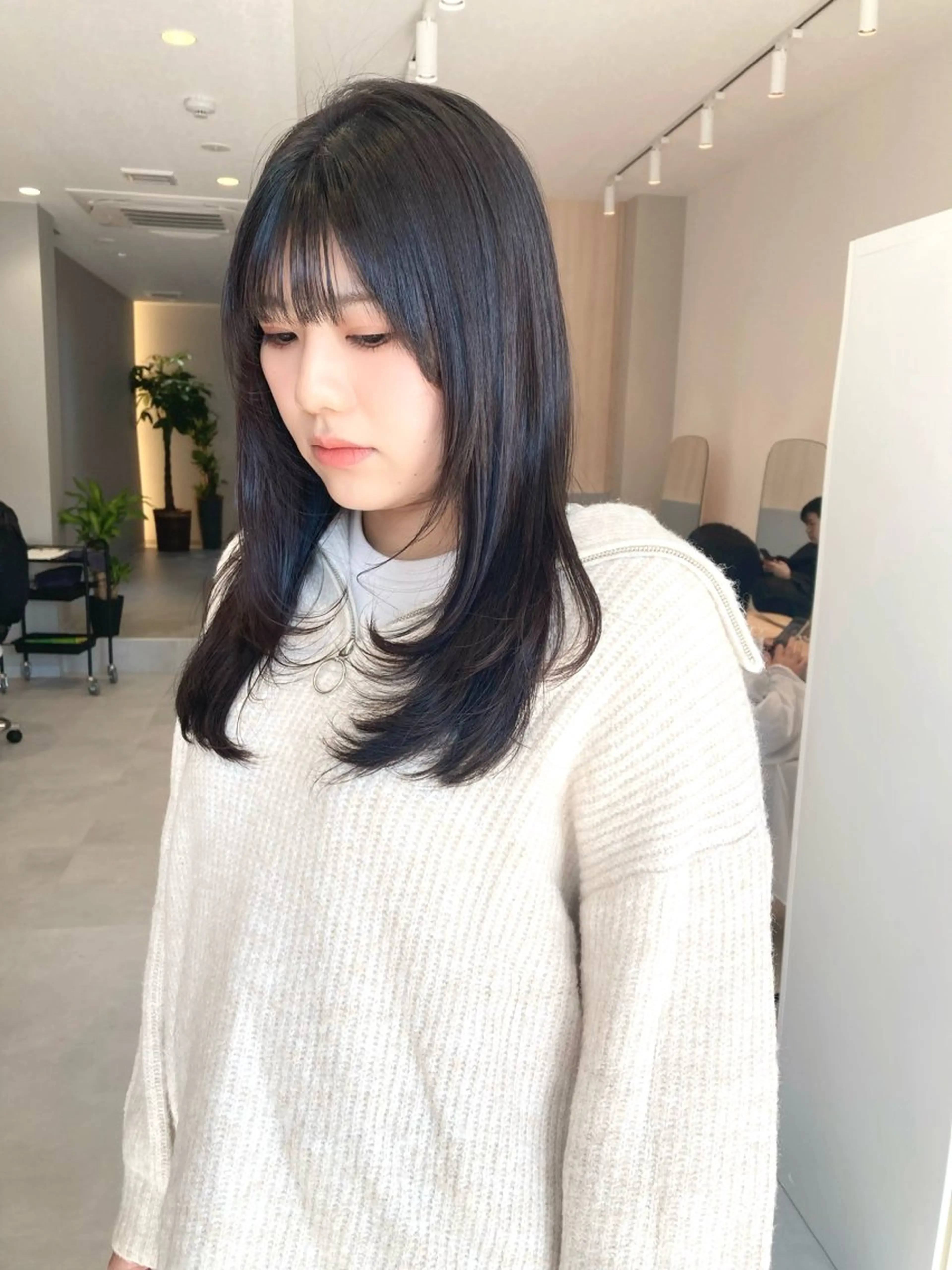 ロング カラー カット ヘアカラー 縮毛矯正 ✂️似合わせの魔術師 石田一樹✂️のヘアスタイル