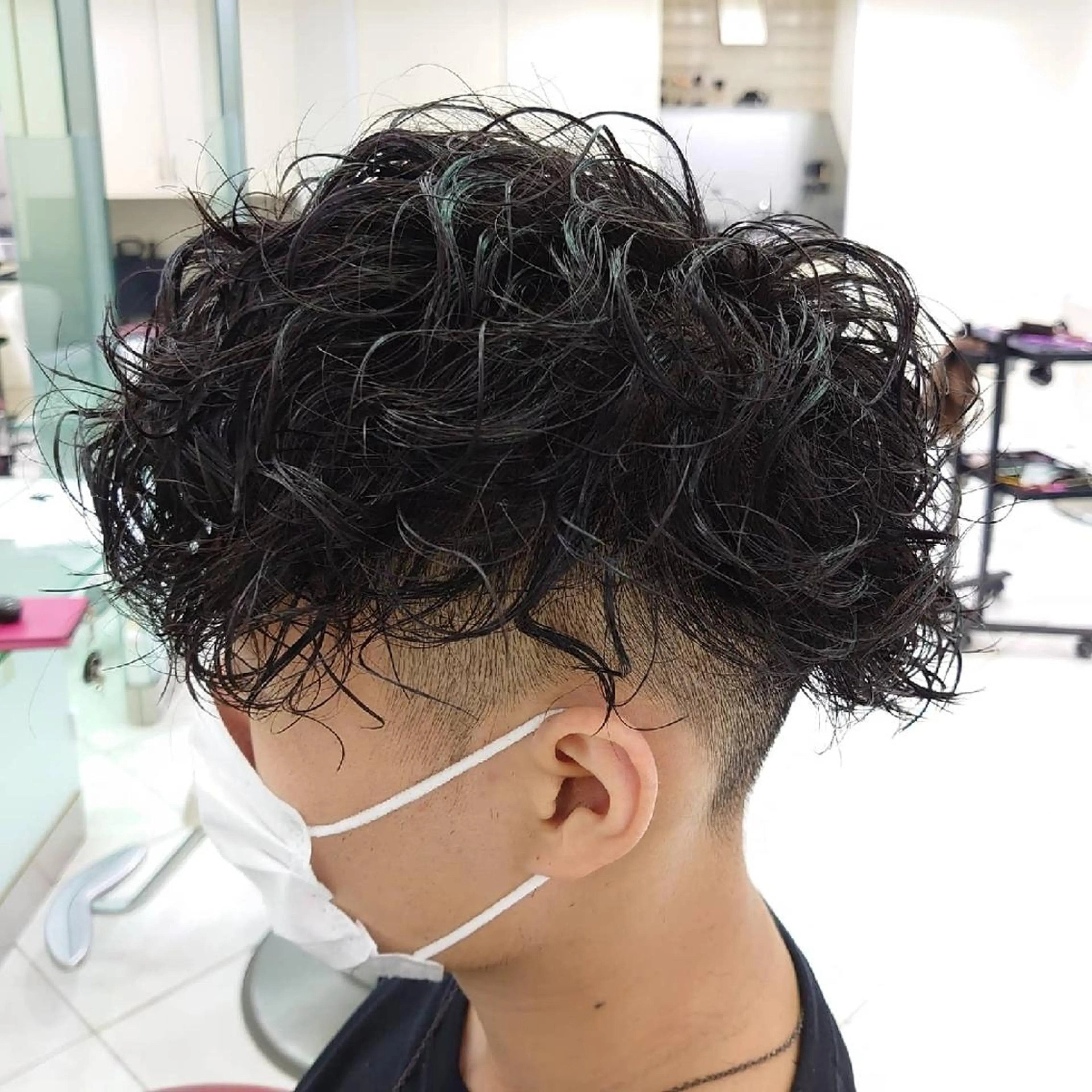 パーマ ショート メンズ マッシュ 🐺デザインウルフ / 一ノ瀬 凌🐺のヘアスタイル