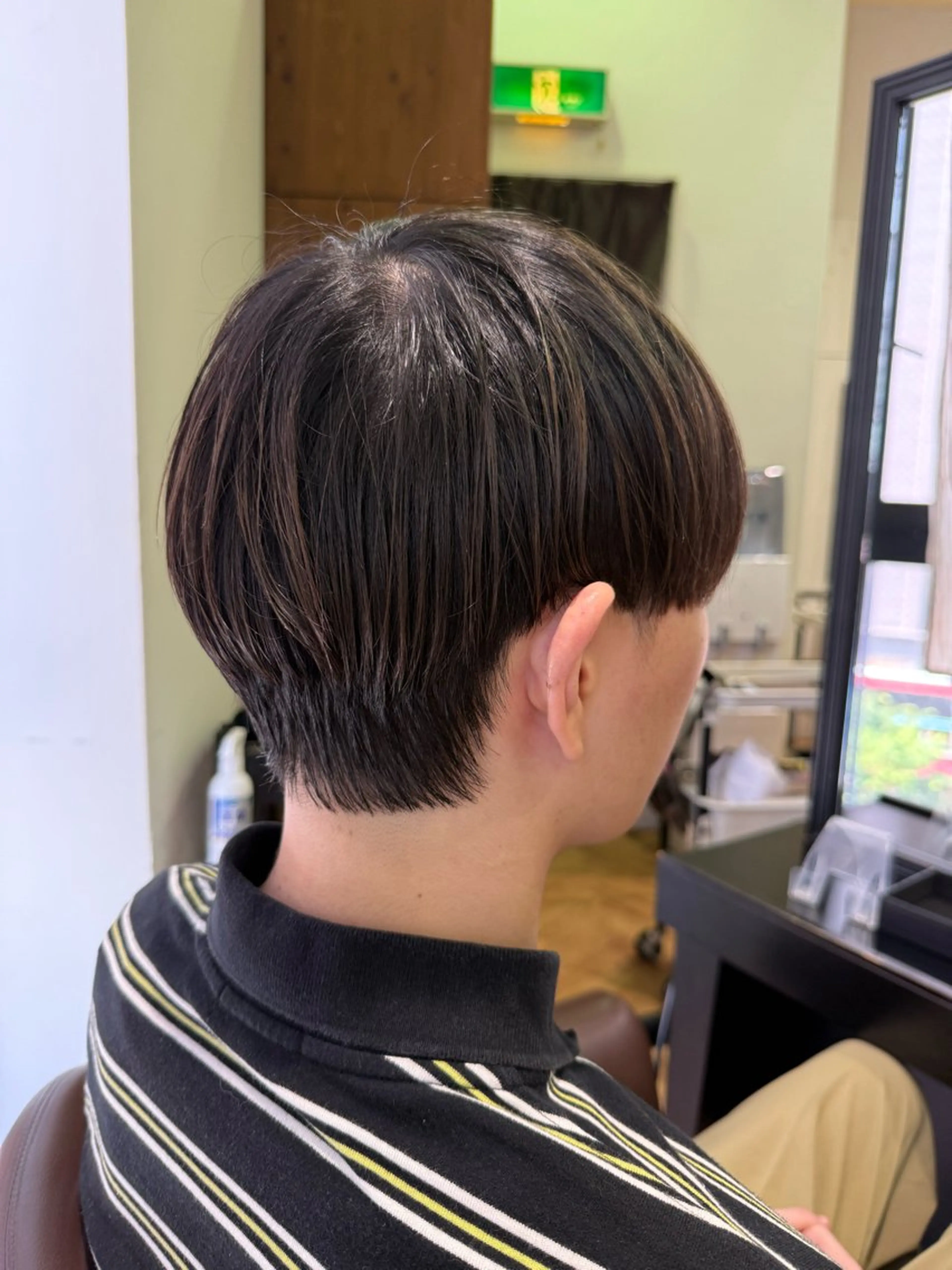 ショート メンズ マッシュ 溝口 槙里也のヘアスタイル