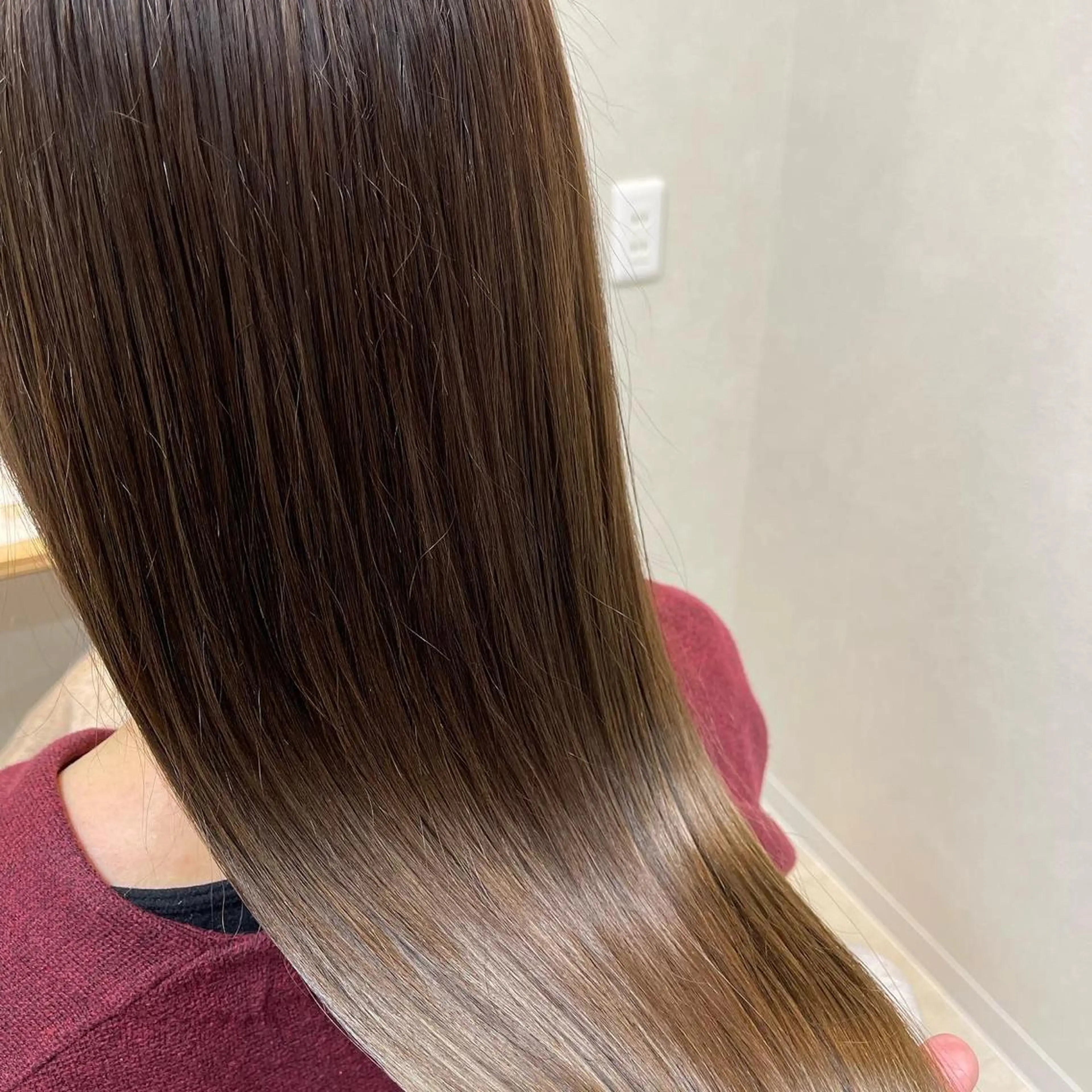 セミロング カラー カット ヘアカラー 縮毛矯正 池田 雄太 ✨美髪縮毛矯正✨のヘアスタイル