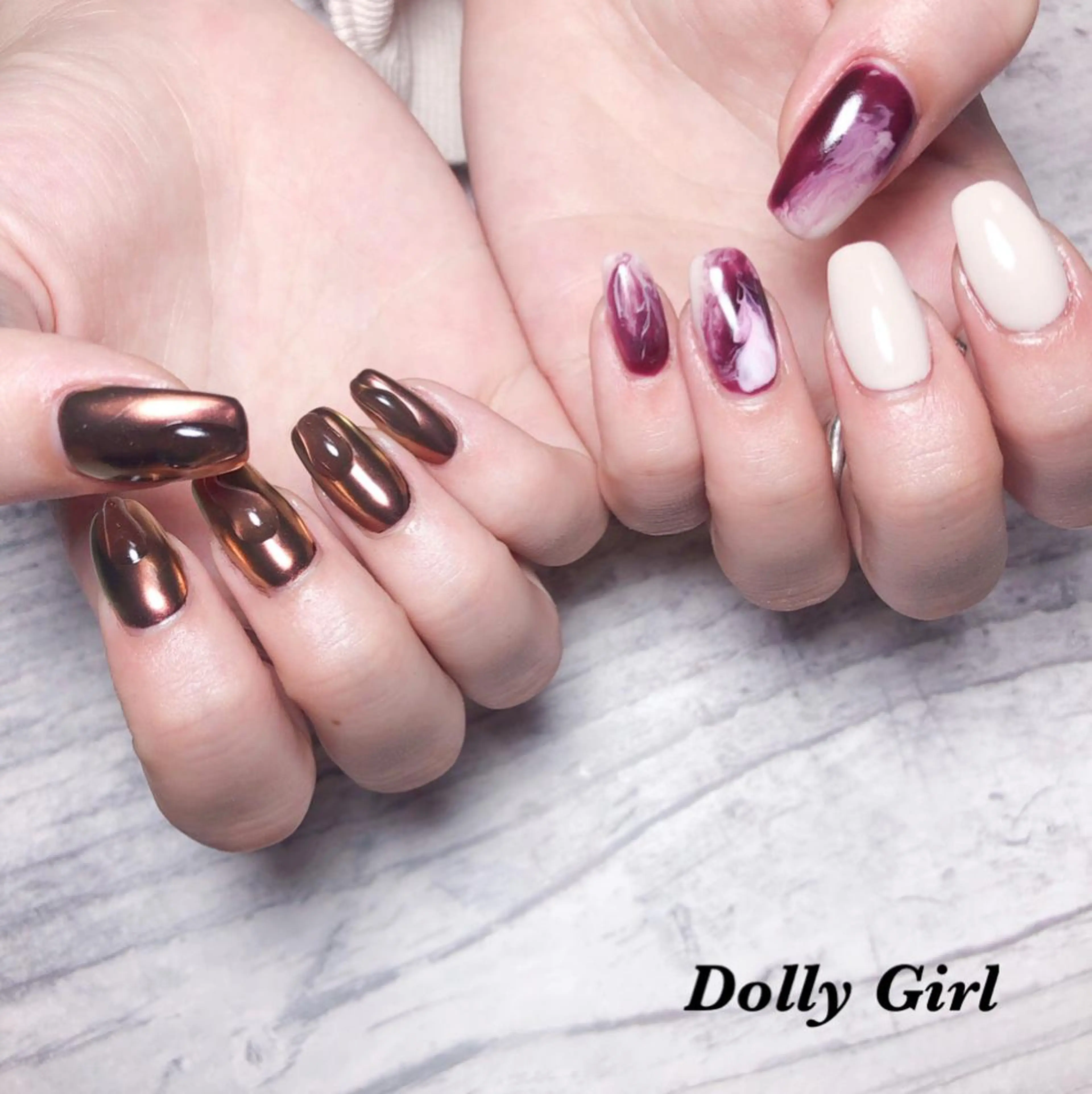 ネイル 個室ネイルサロンDolly  Girl〜ドーリーガール〜所属・DollyGirl KYOKOのネイルデザイン