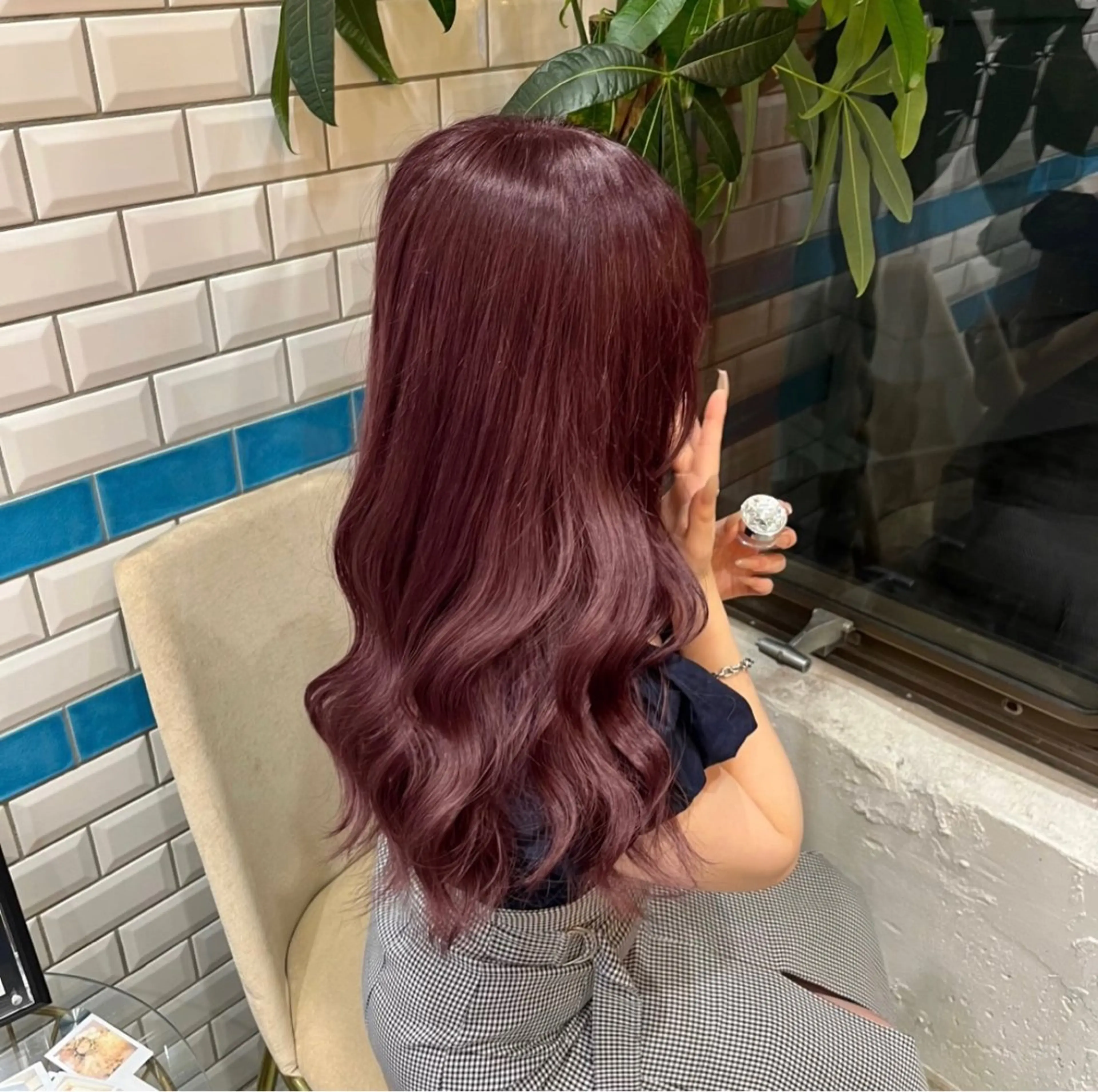 ロング カラー ヘアアレンジ 🩷ひより韓国ヘア/ 艶髪/ワンホン🩷のヘアスタイル