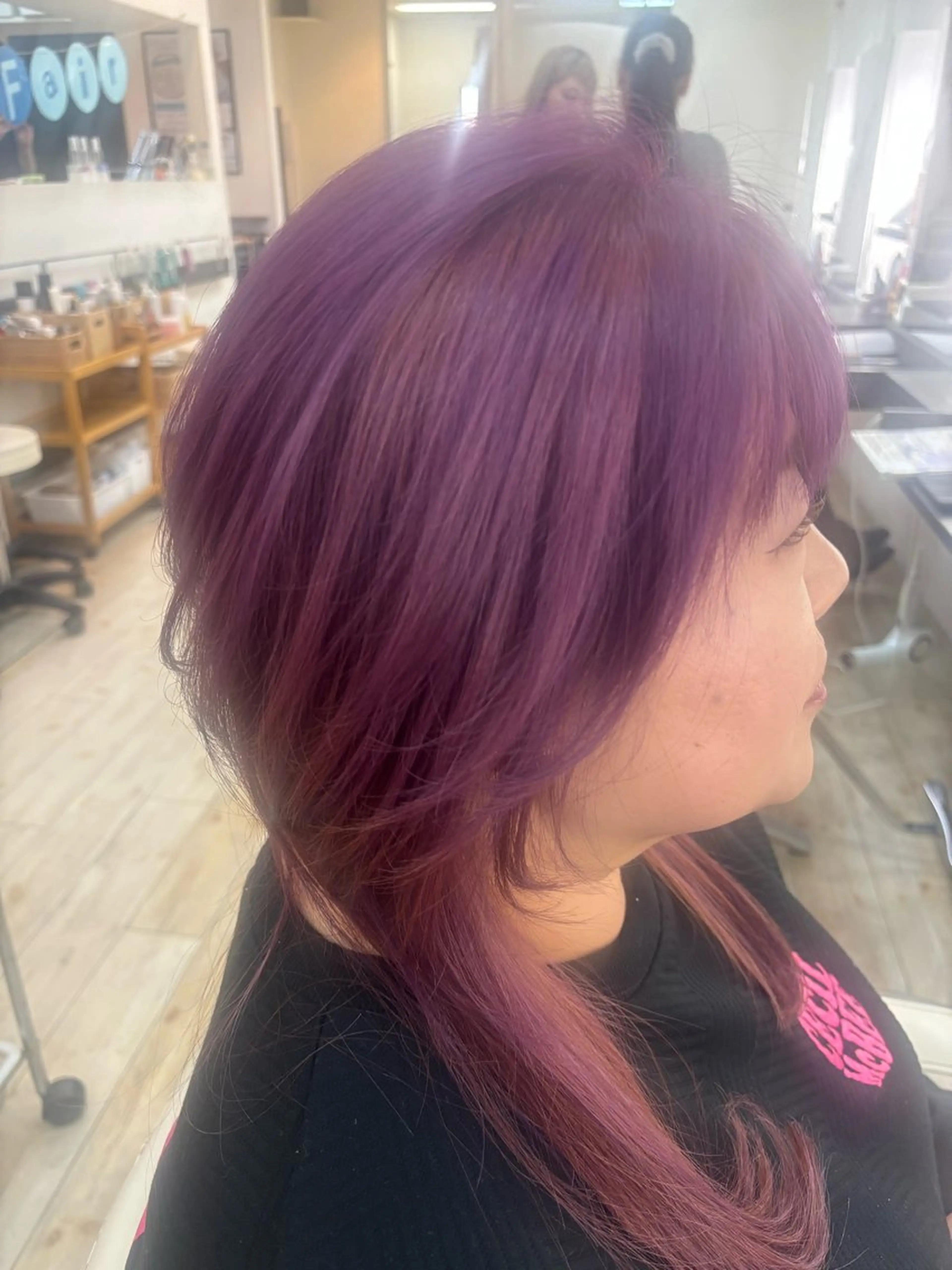 ロング カラー カット ヘアカラー ルプラボウ 石黒よう子のヘアスタイル