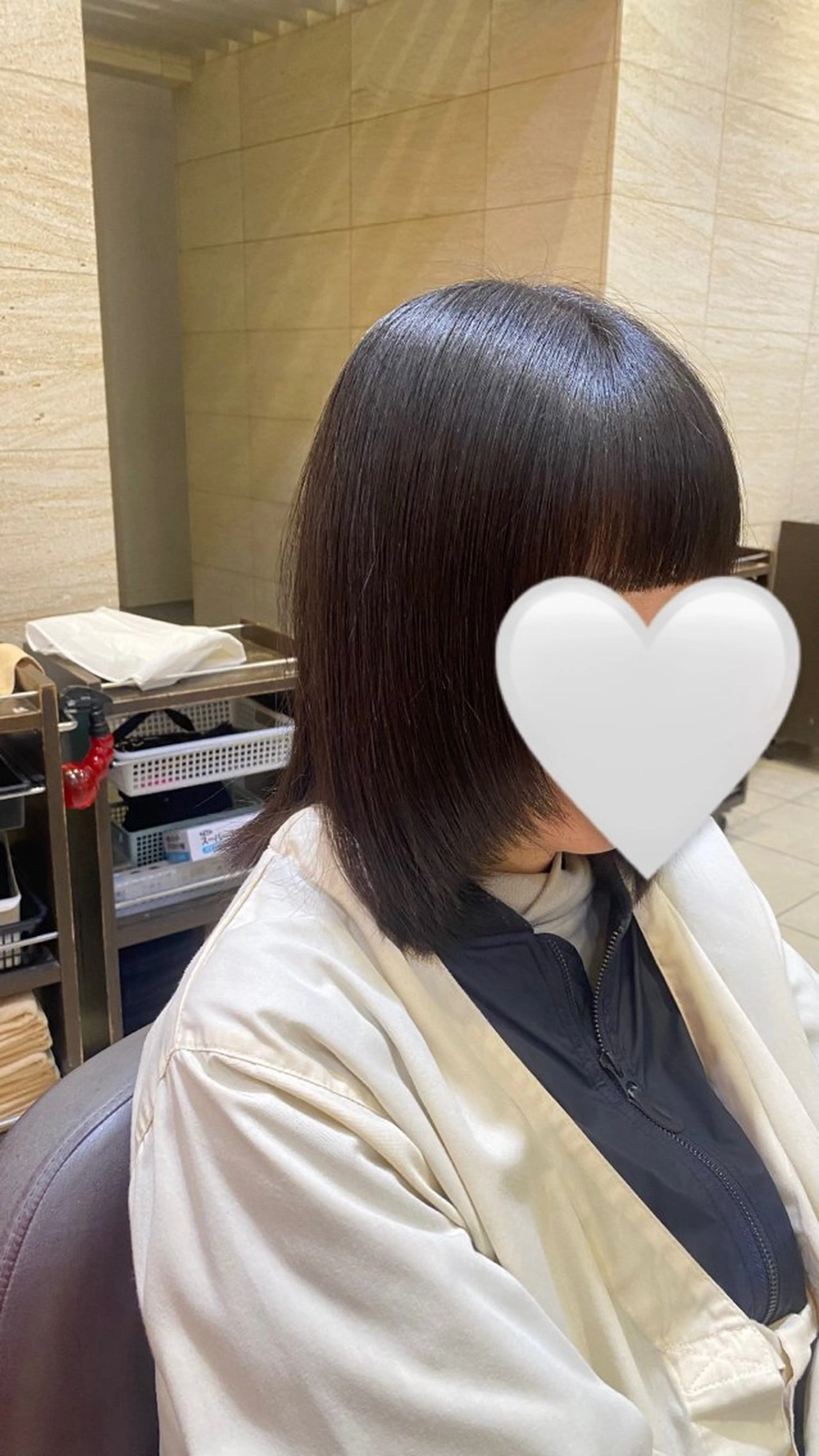 ミディアム 中島 梨々香のヘアスタイル