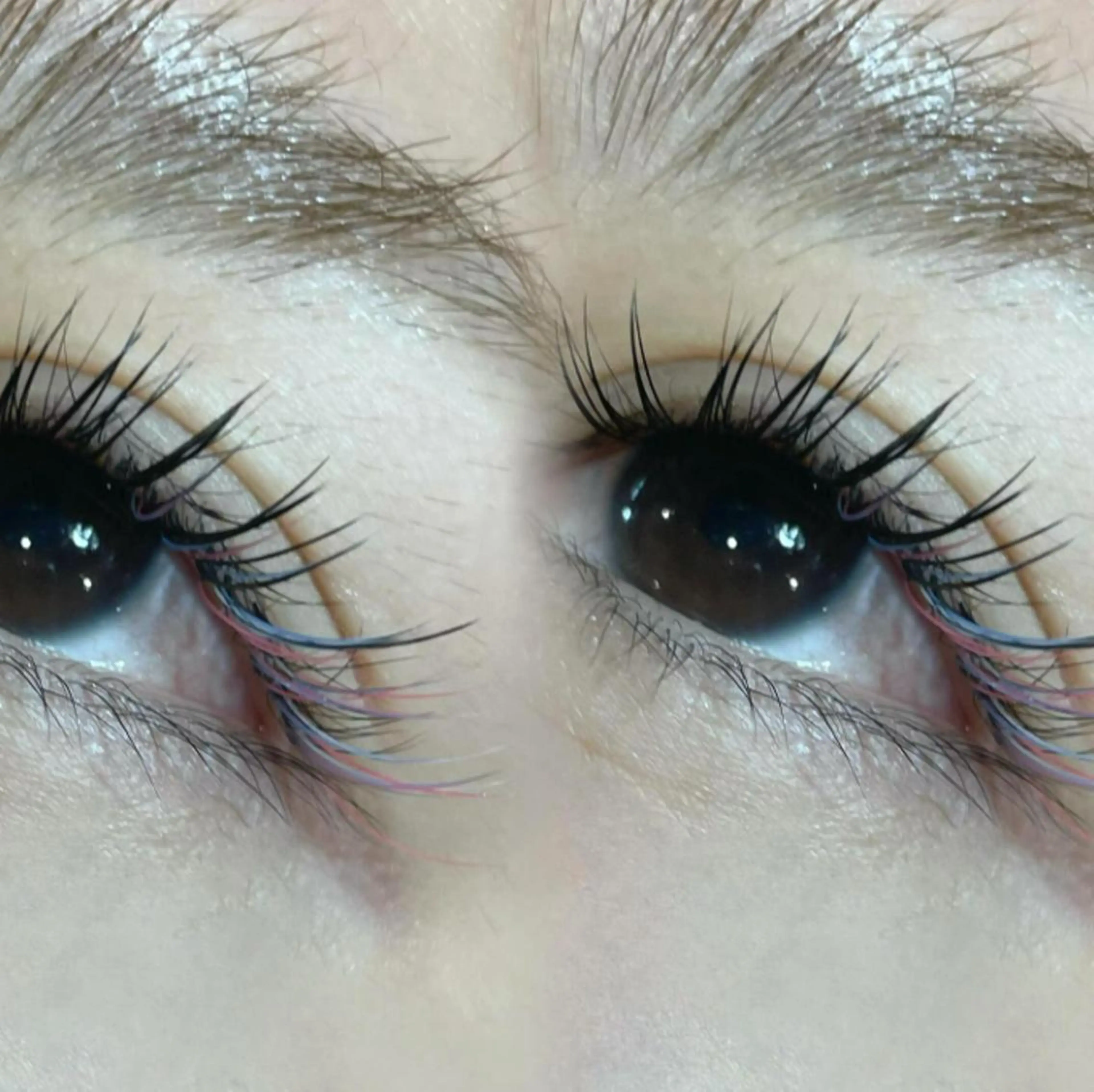 マツエク・マツパ カラーマツエク フラットラッシュ Cat's eye TOKYO 新宿店のネイルデザイン