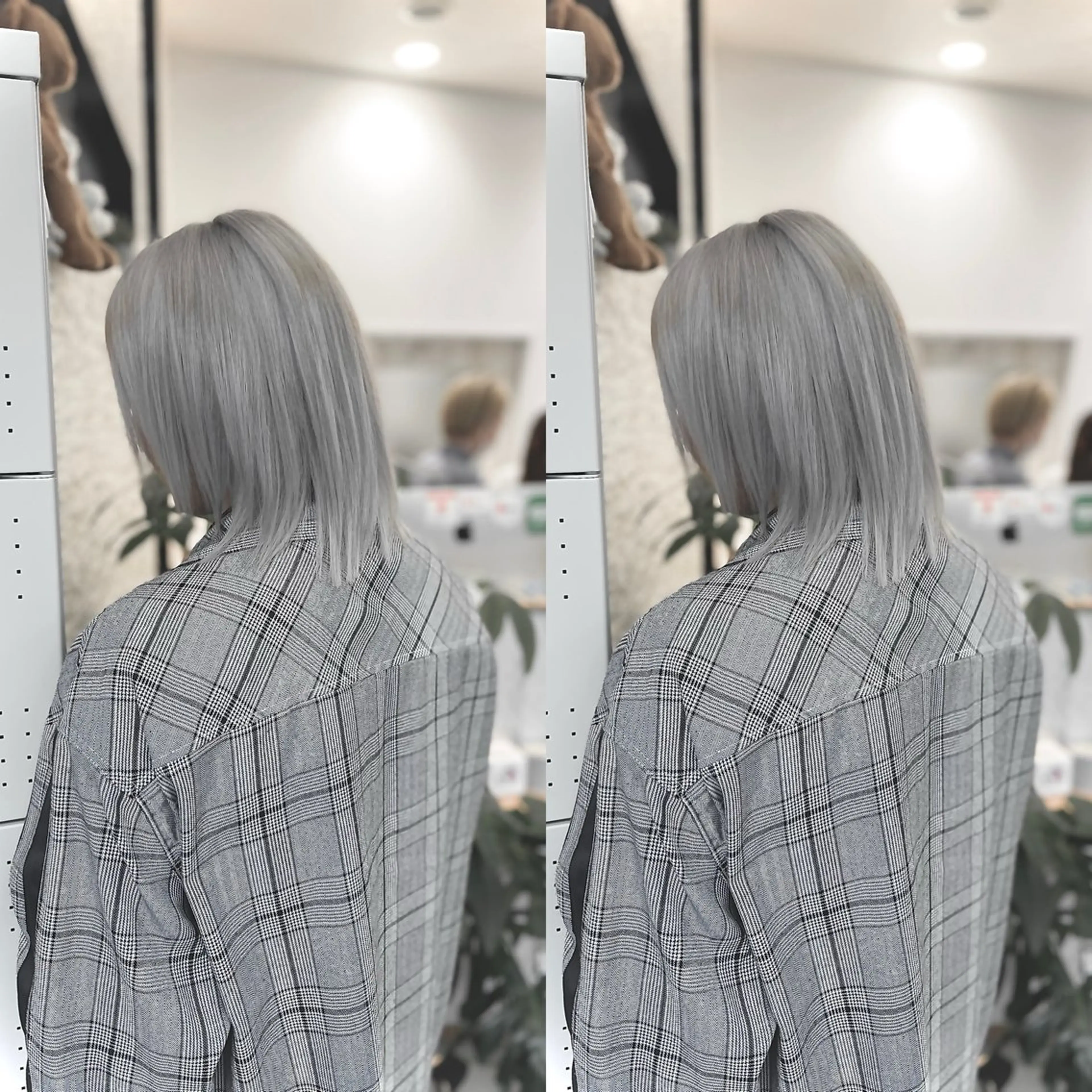 ミディアム ヘアカラー トリートメント Y Uのヘアスタイル