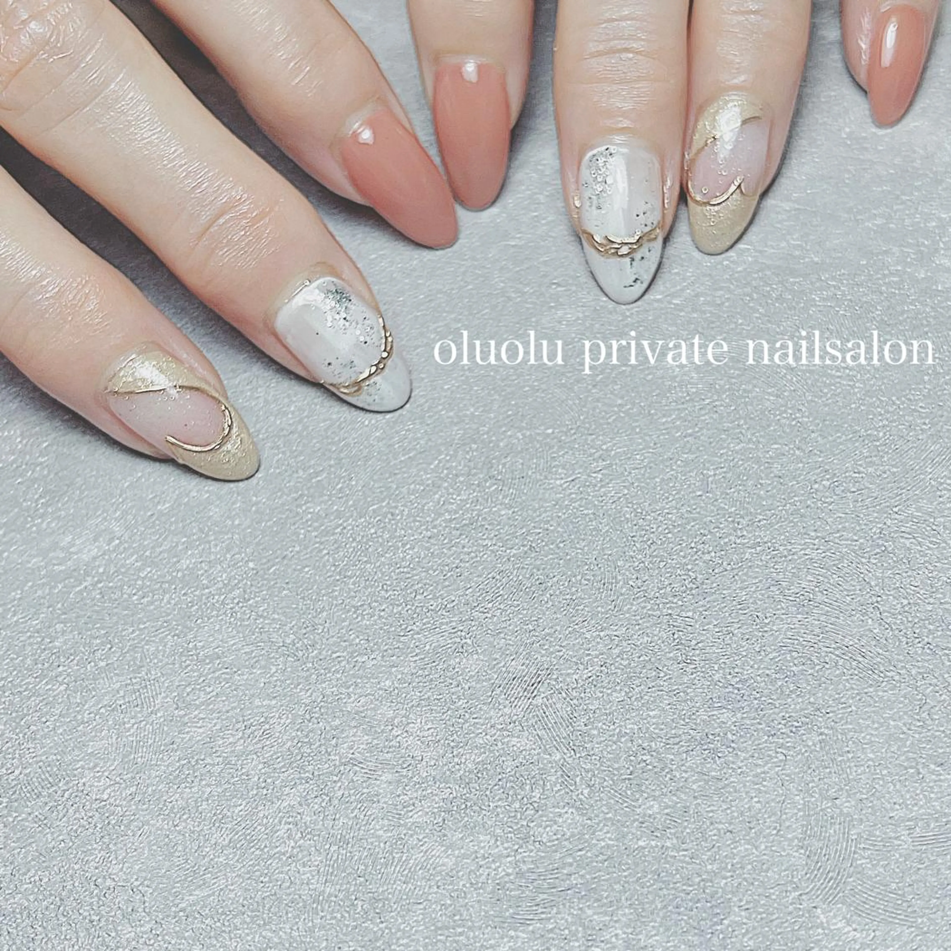 ネイル アートネイル フットネイル ジェルネイル ハート ニュアンスネイル ハンドネイル 大村 紬華のネイルデザイン