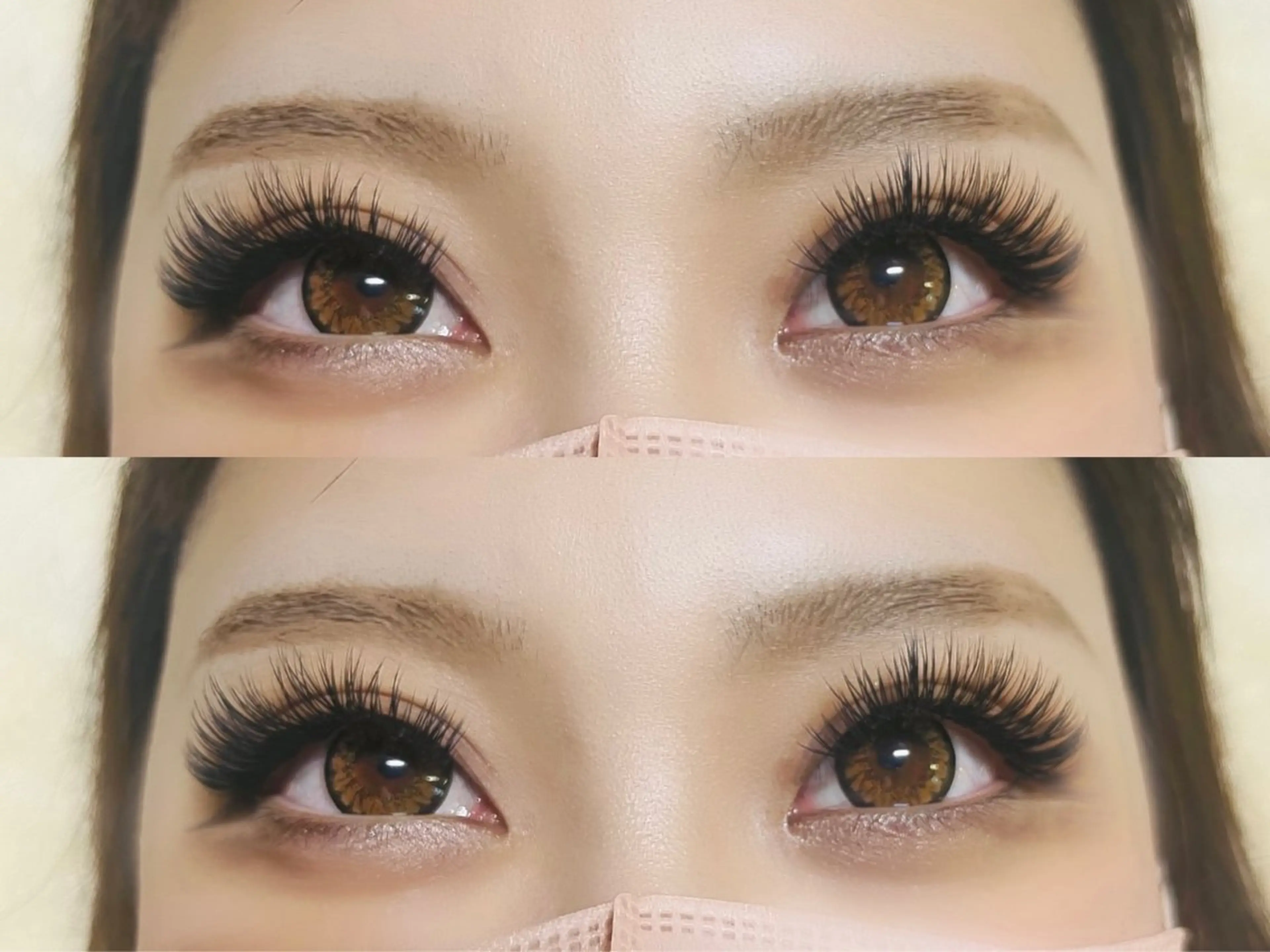 マツエク・マツパ 付け放題 バインドロック 束感まつ毛 フラットラッシュ パリジェンヌラッシュリフト マツエク オーロラ所属・AURORA RINAのマツエク・マツパデザイン