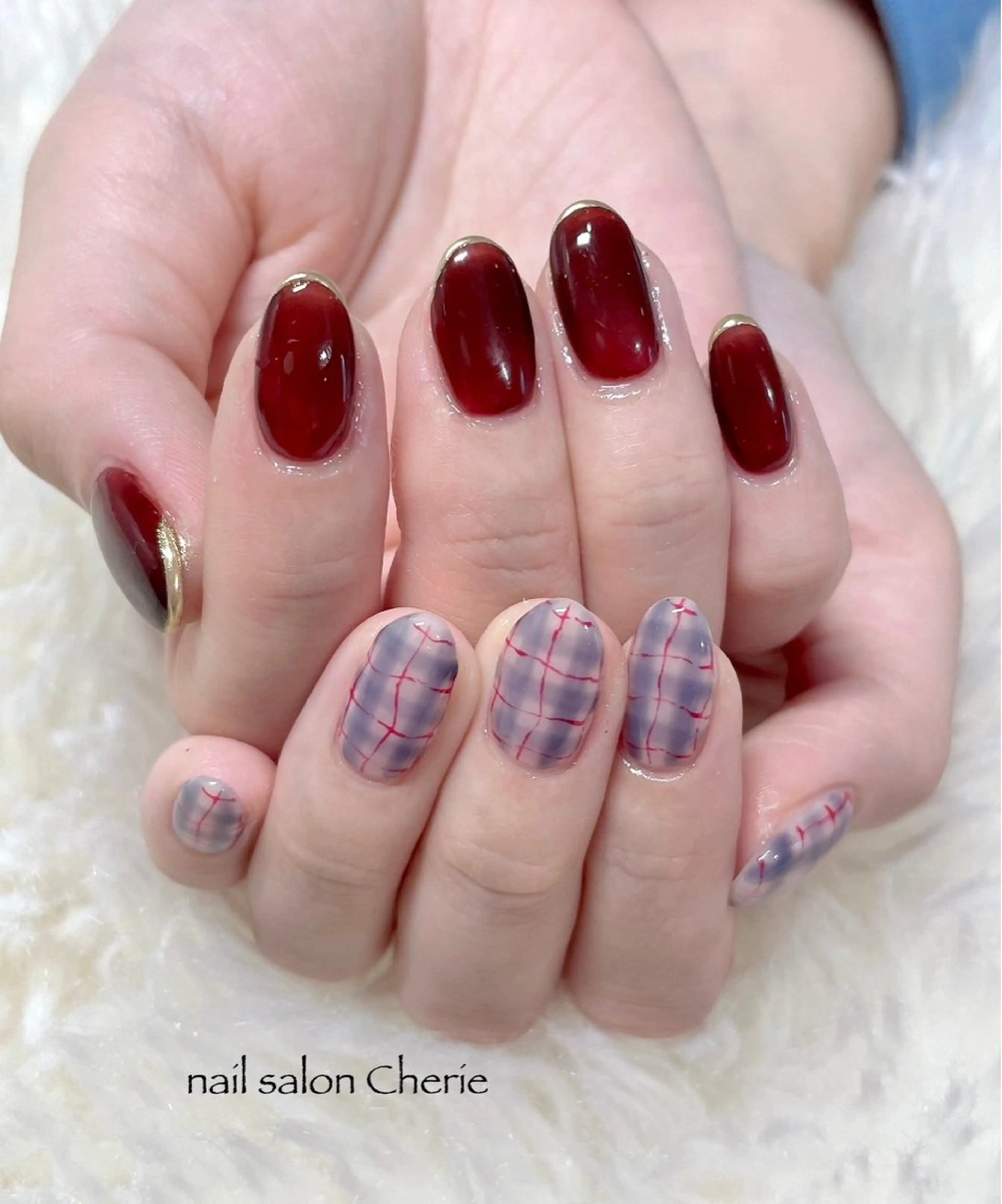 ネイル 持ち込み ハンドネイル nail salon Cherie ネイルサロン シェリー所属・nail salon Cherieのネイルデザイン