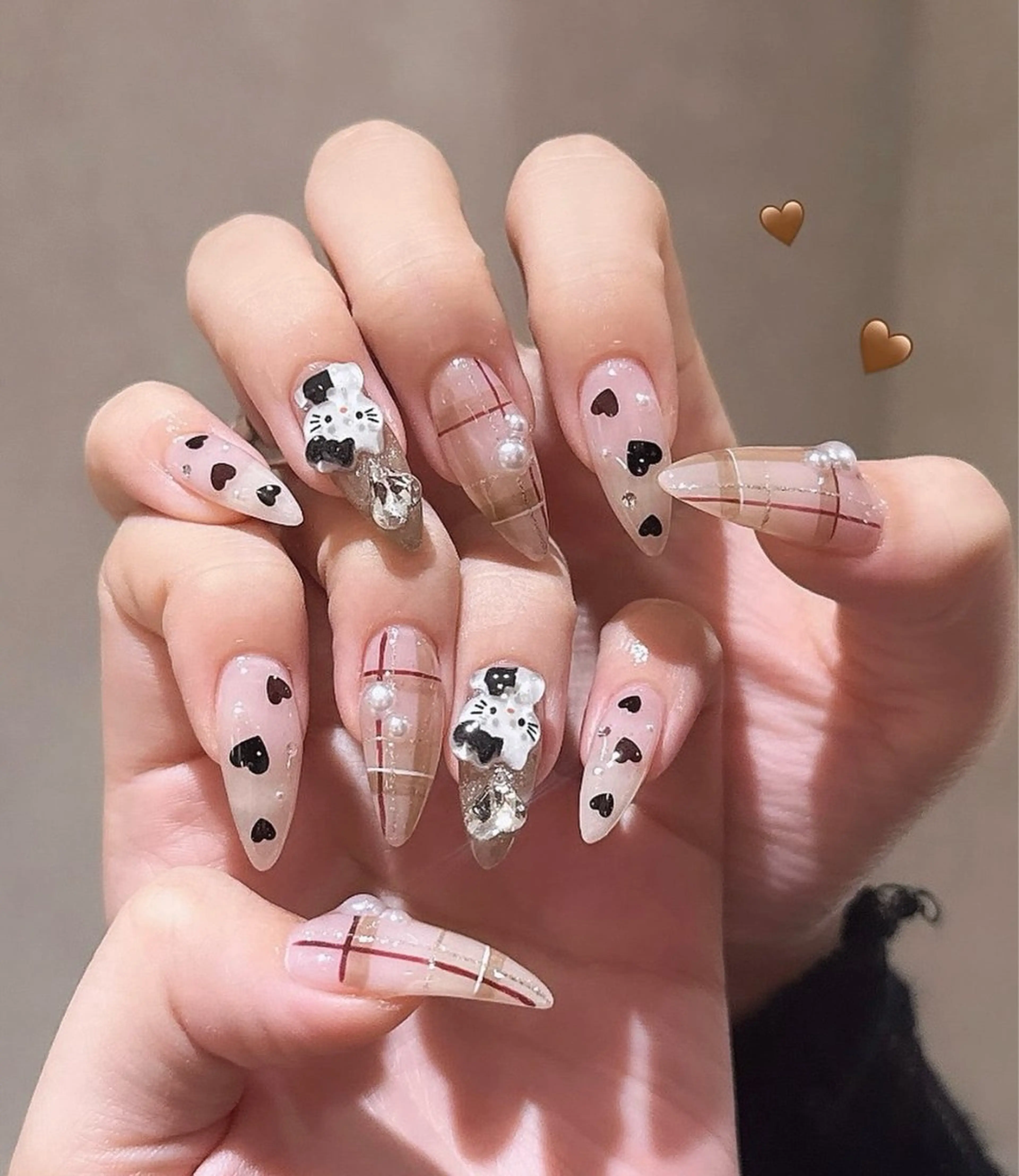 ネイル 韓国ネイル 持ち込み ニュアンスネイル ネイルチップ ハンドネイル TABI ANA.CHUOのネイルデザイン