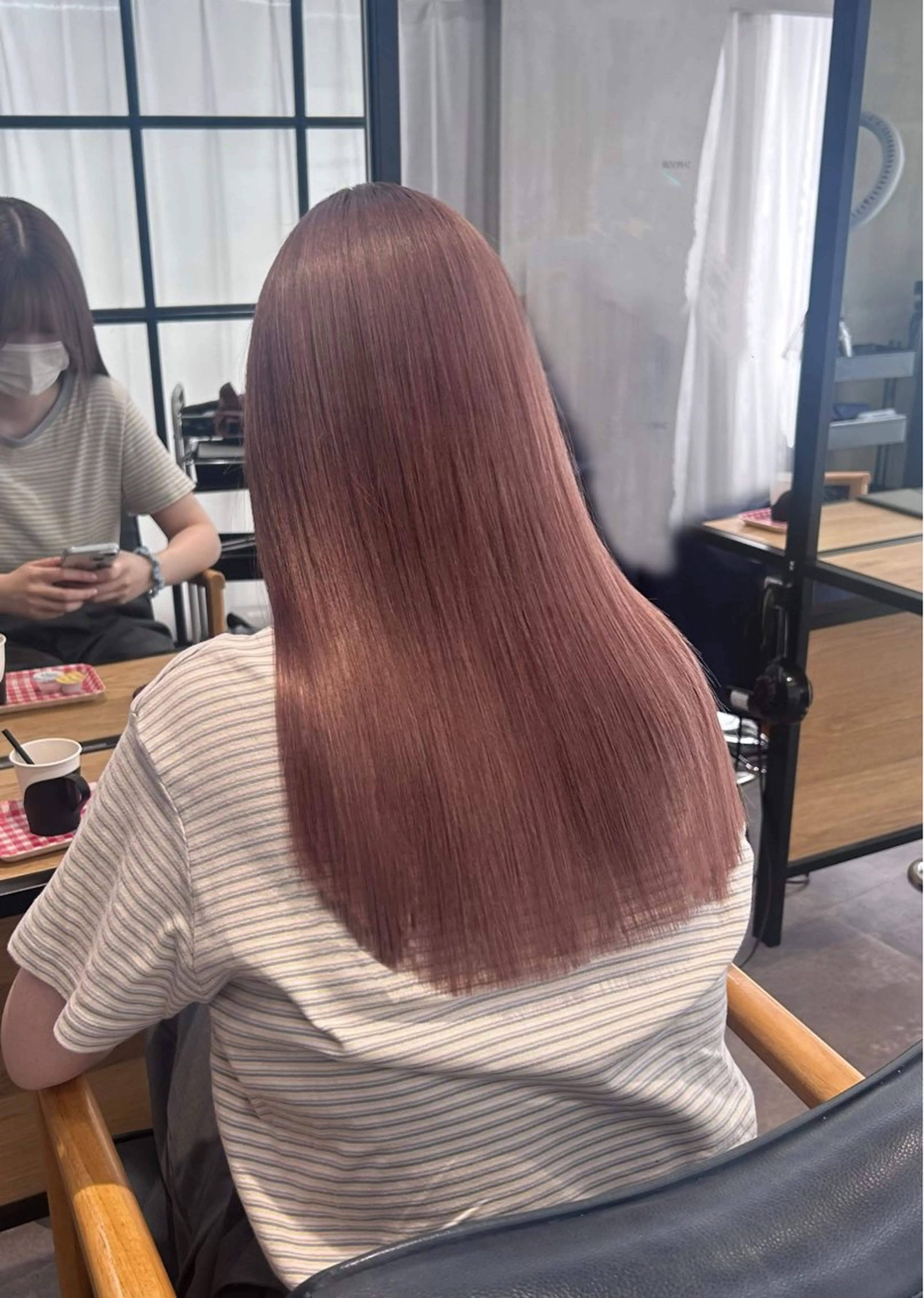 ロング カラー カット ヘアカラー トリートメント 韓国×髪質改善カラー 💎hinaのヘアスタイル