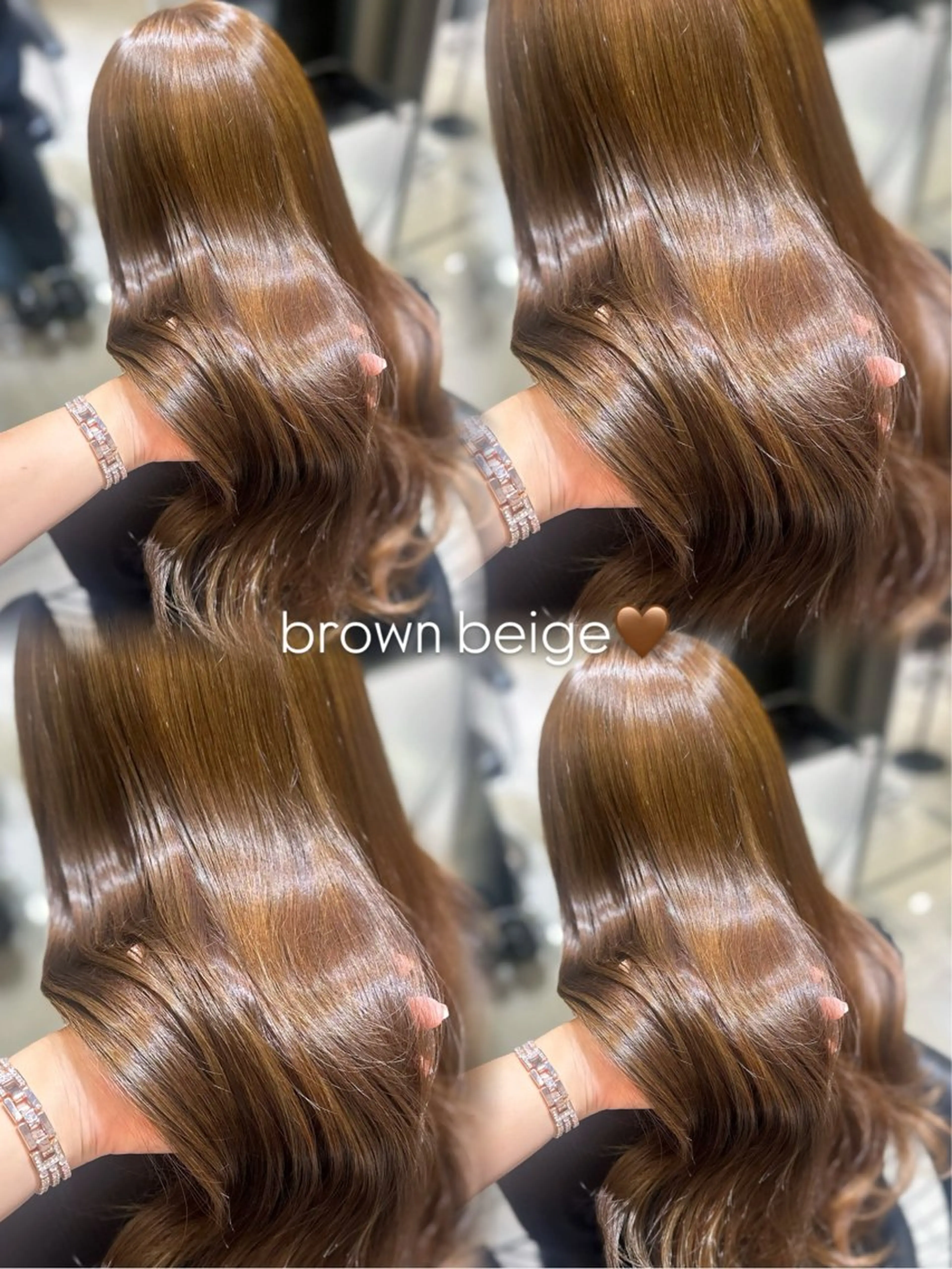 【🉐新規限定🩷】ブリーチなしWカラー🩰やわふわ透明感ベージュ🫧✨の写真