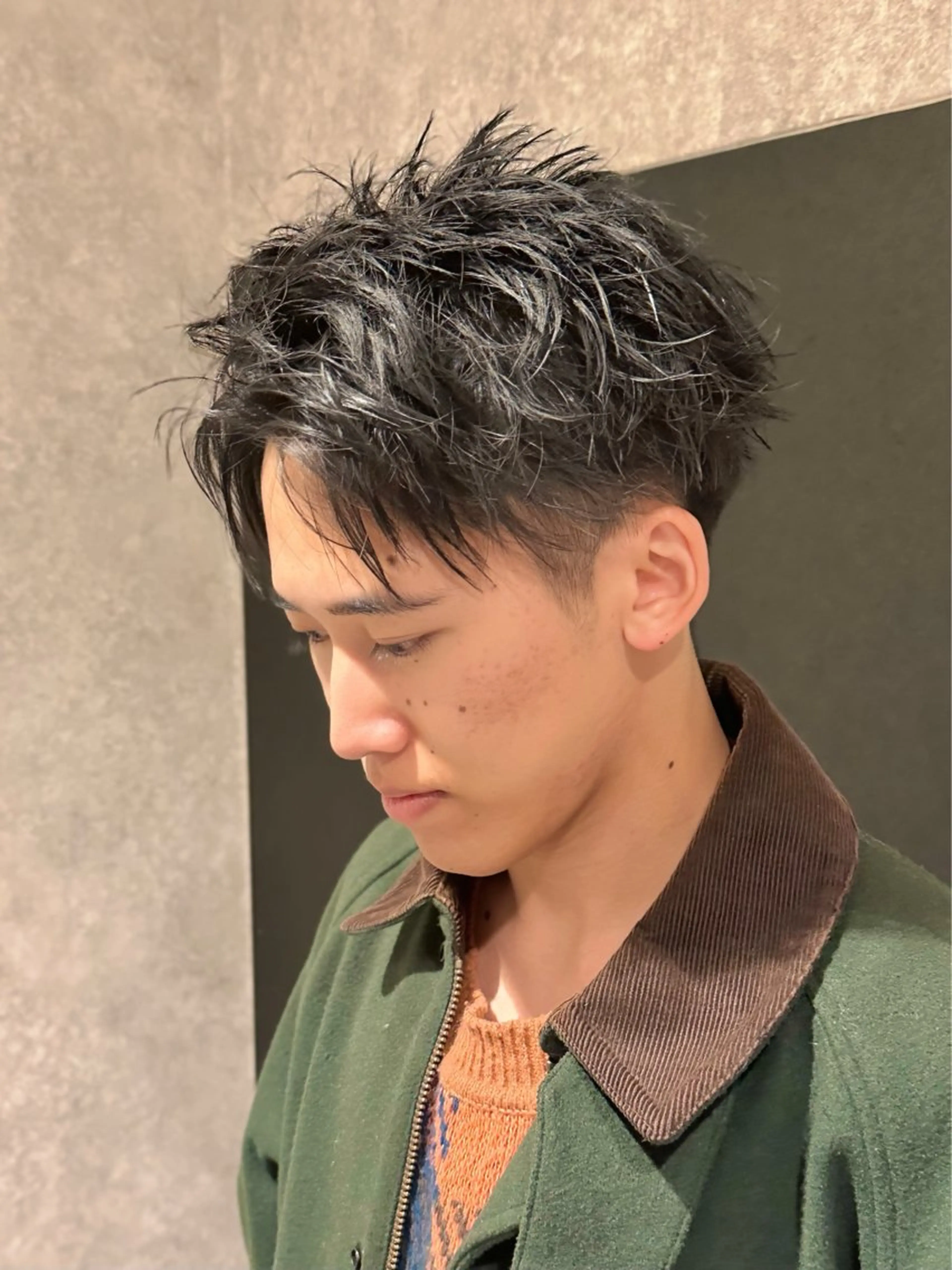 メンズ アップバング メンズ就活ヘア カット GLOW所属・【メンズ専門】中本 翔大のヘアスタイル