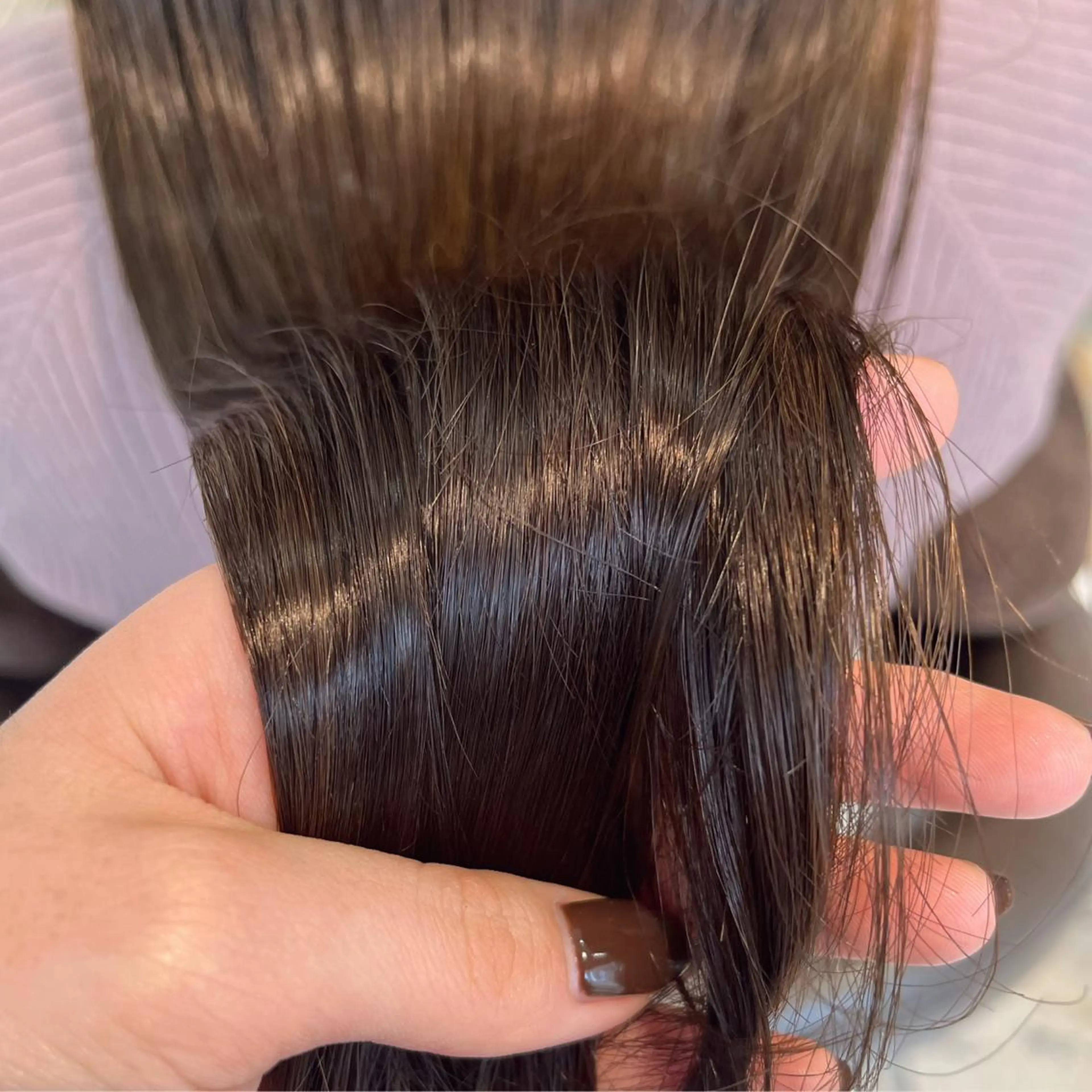 ロング カラー 石井 歩奈のヘアスタイル