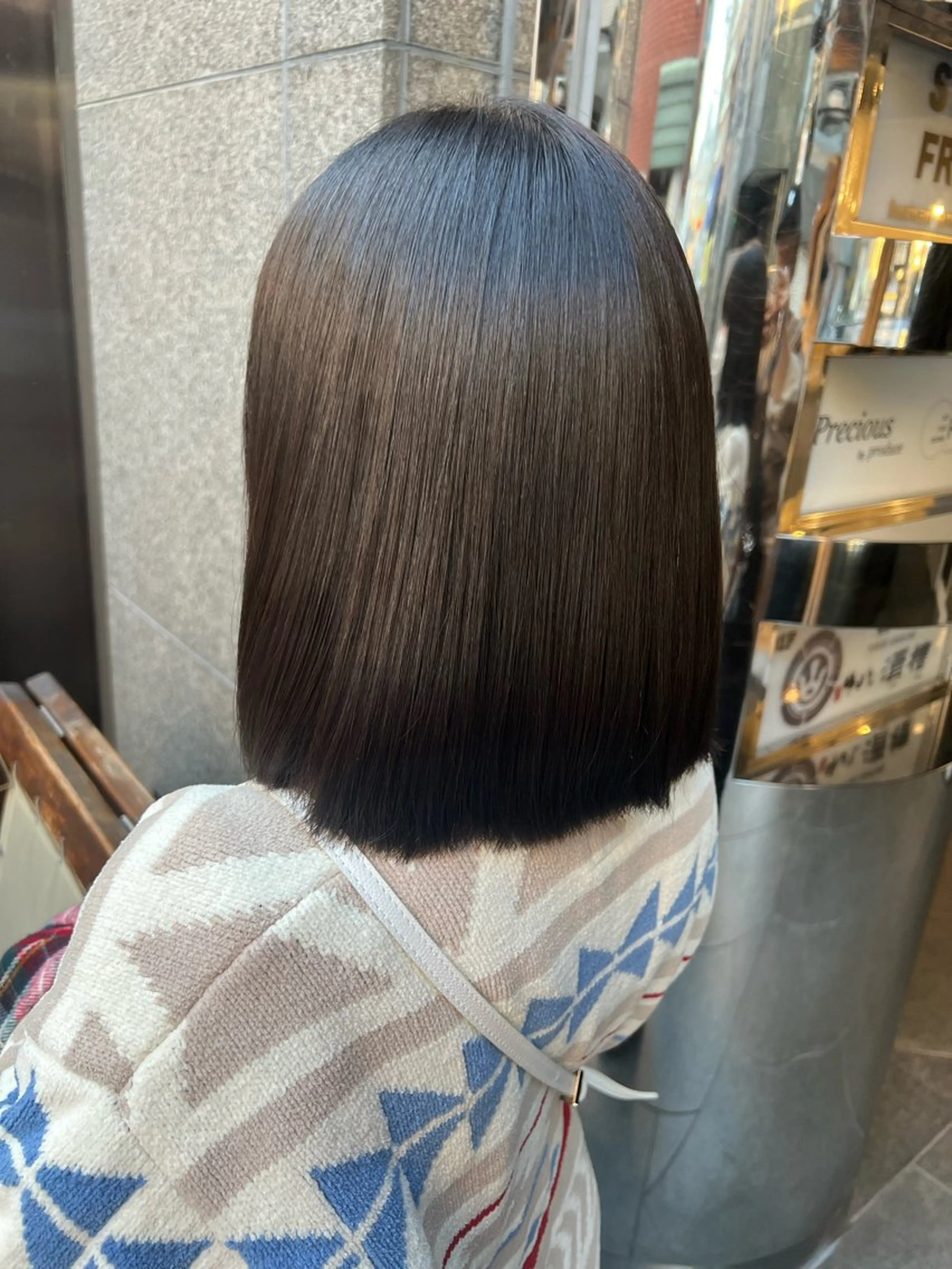 ショート カラー 縮毛矯正✨️レイヤー クボタリョウのヘアスタイル