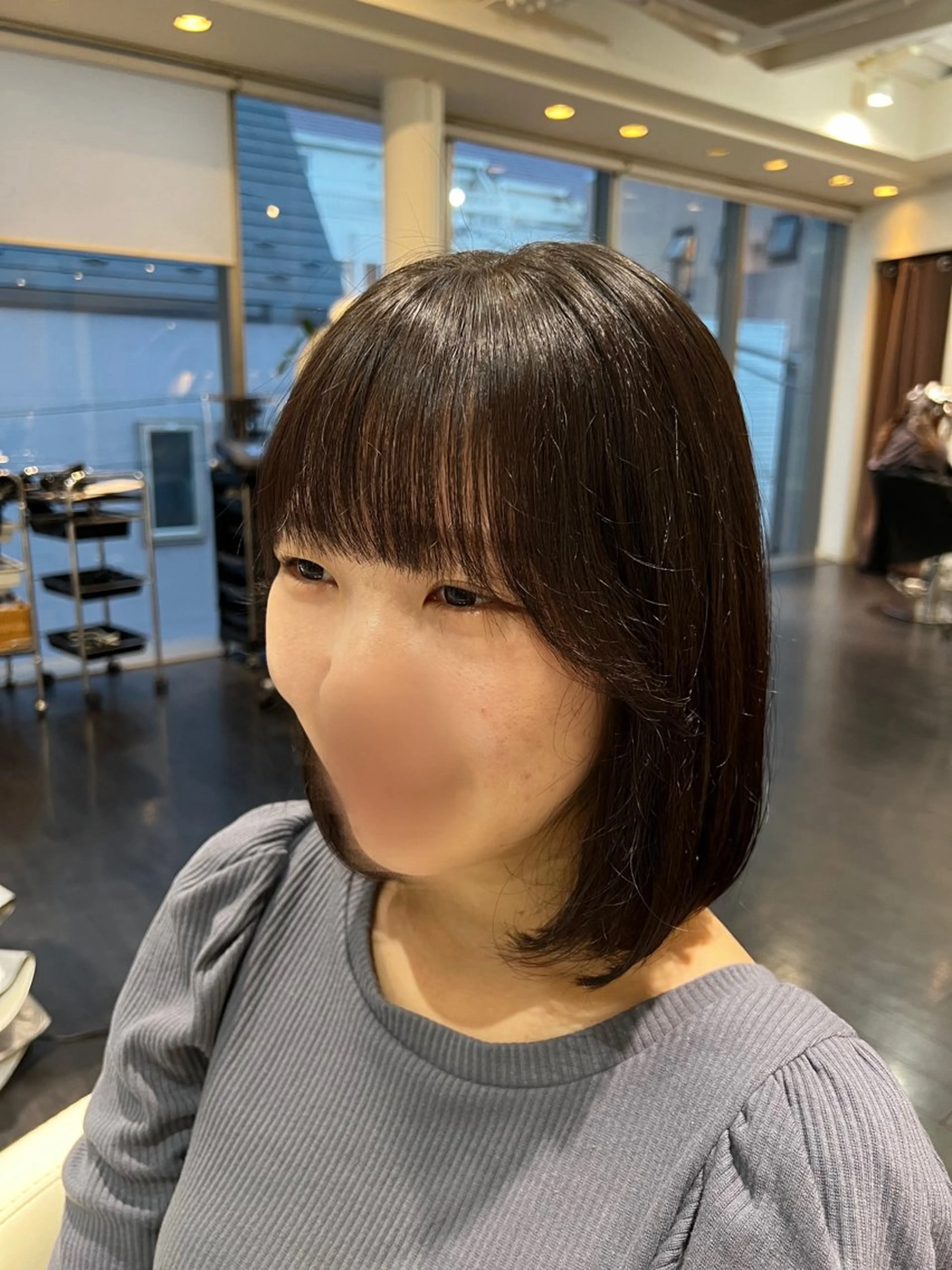 ショート パーマ ストレートパーマ カット 縮毛矯正 【髪質改善/縮毛矯正 /カラー】ホサカのヘアスタイル