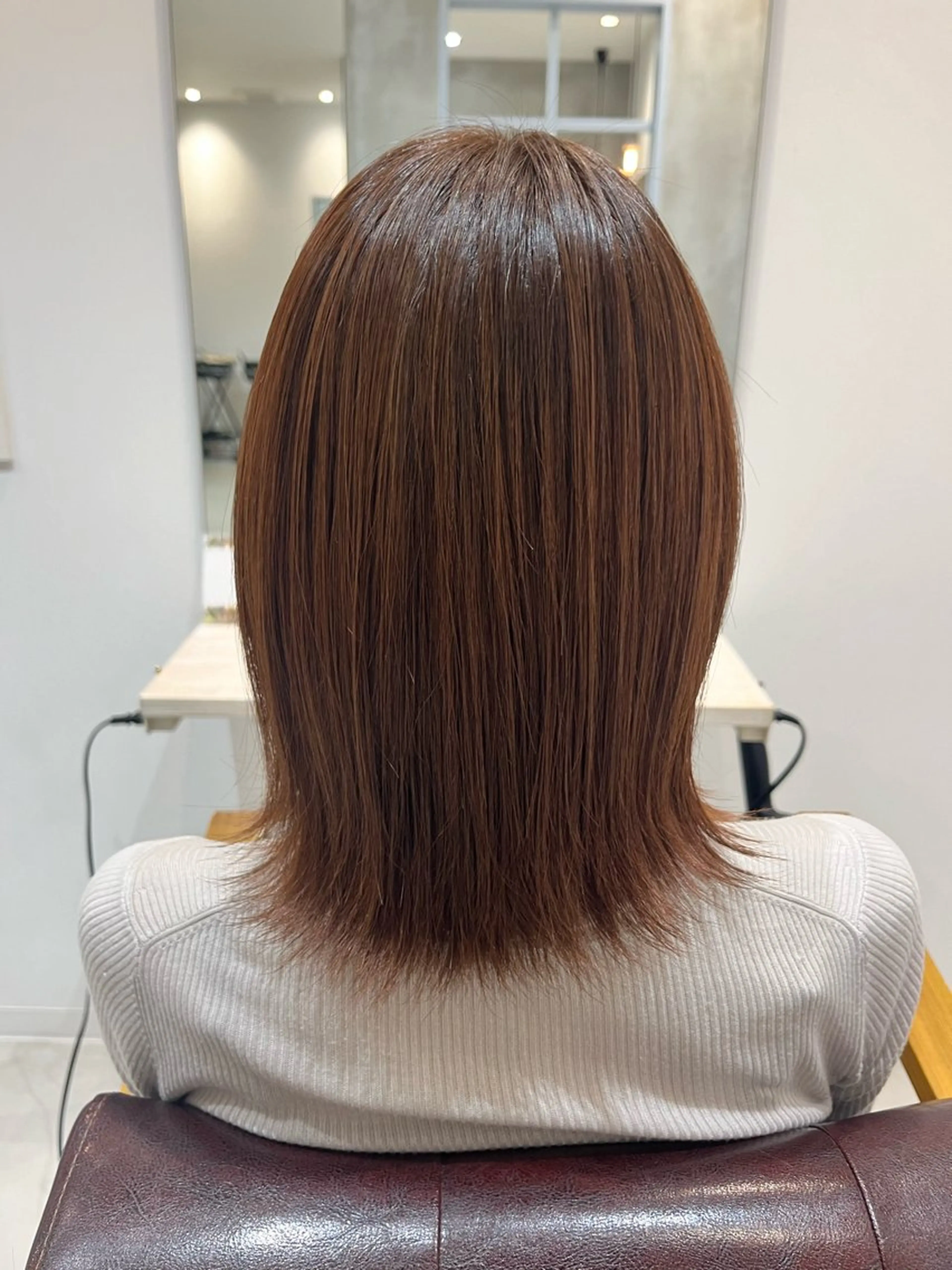 カラー miu🌝 ハイライト/一宮のヘアスタイル