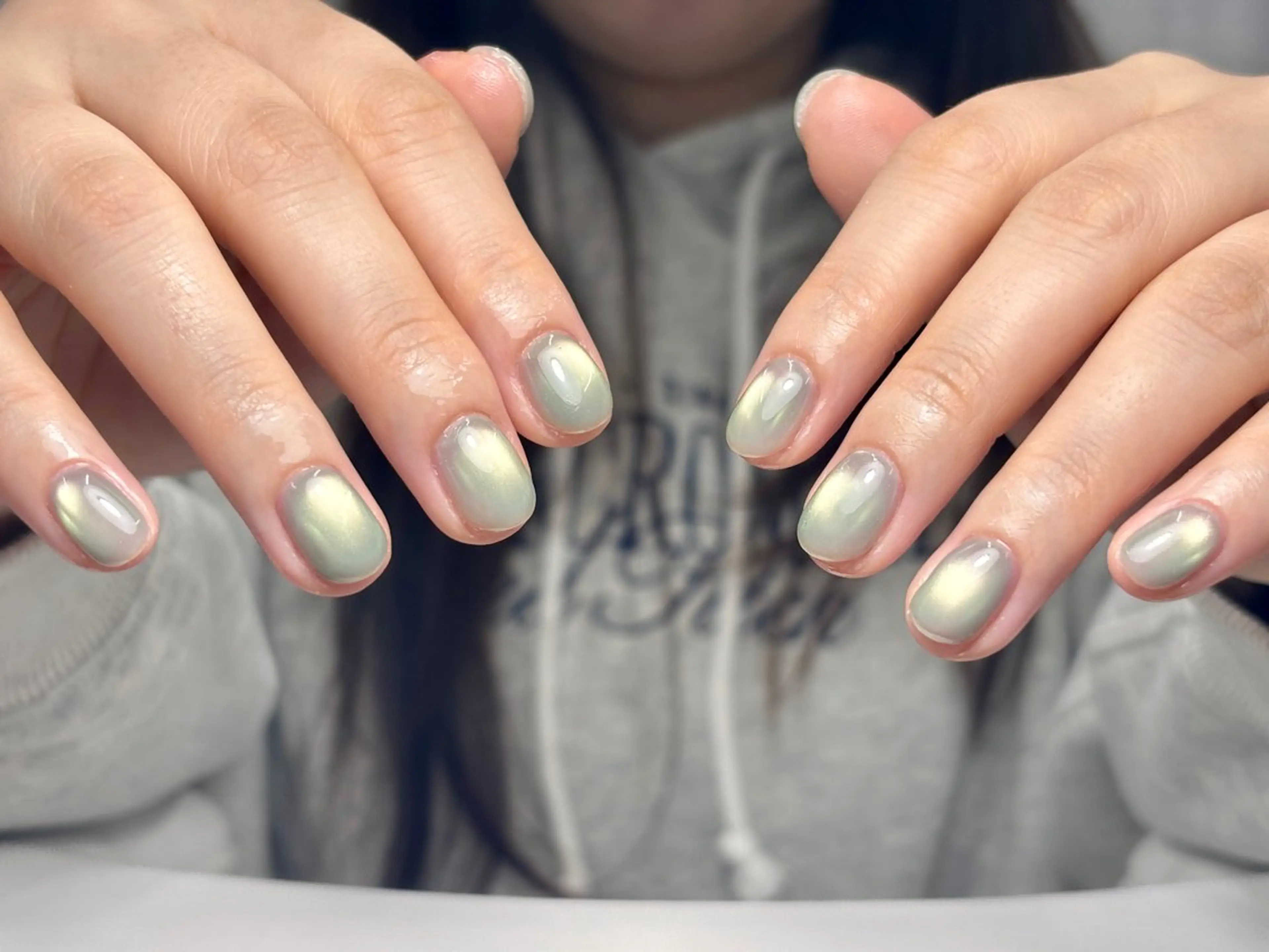 ショート ハンドネイル トゥー フエンのネイルデザイン