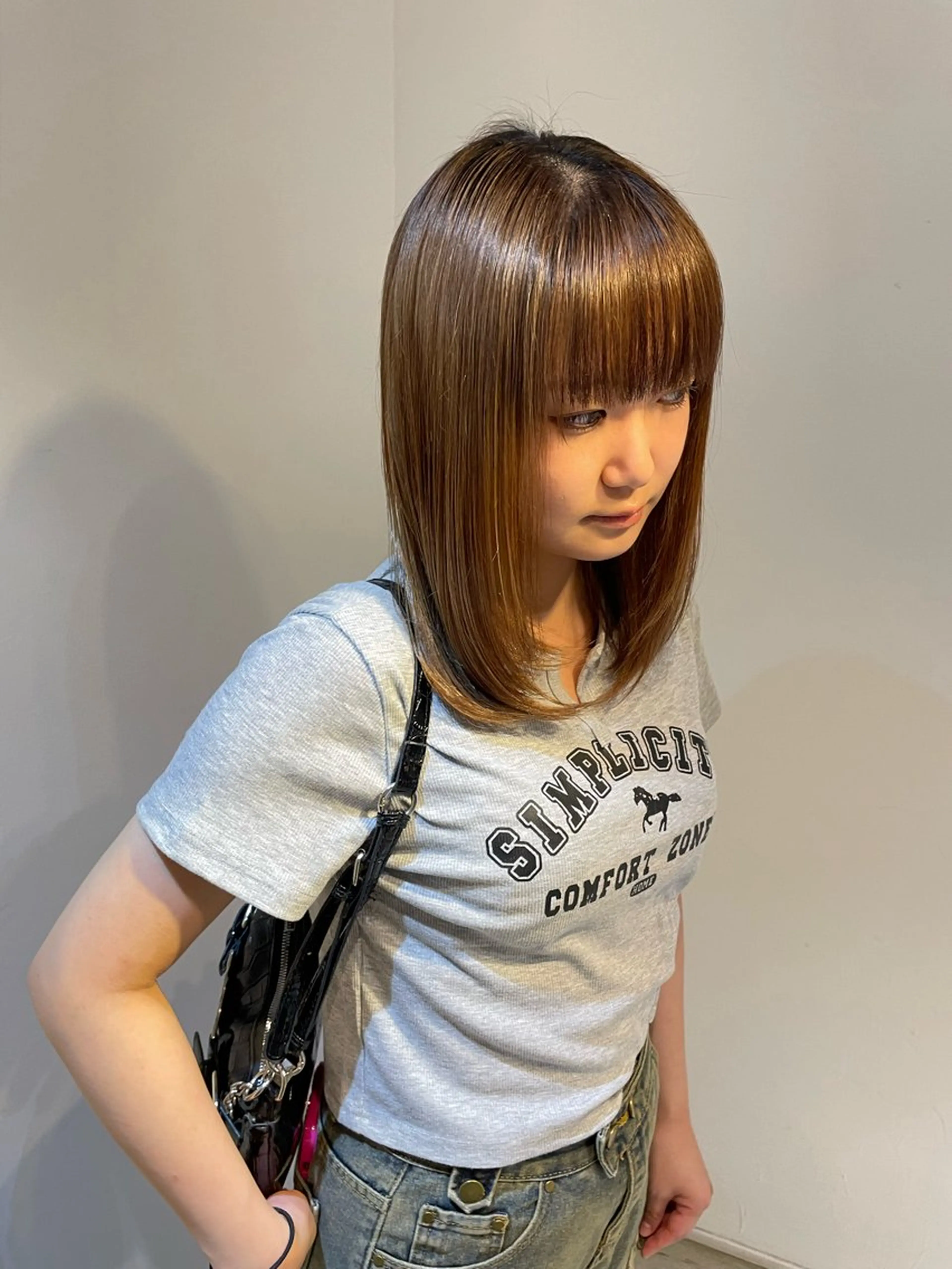 ミディアム カラー パーマ VIE表参道所属・艶感カラー💫 りょお🫧のヘアスタイル