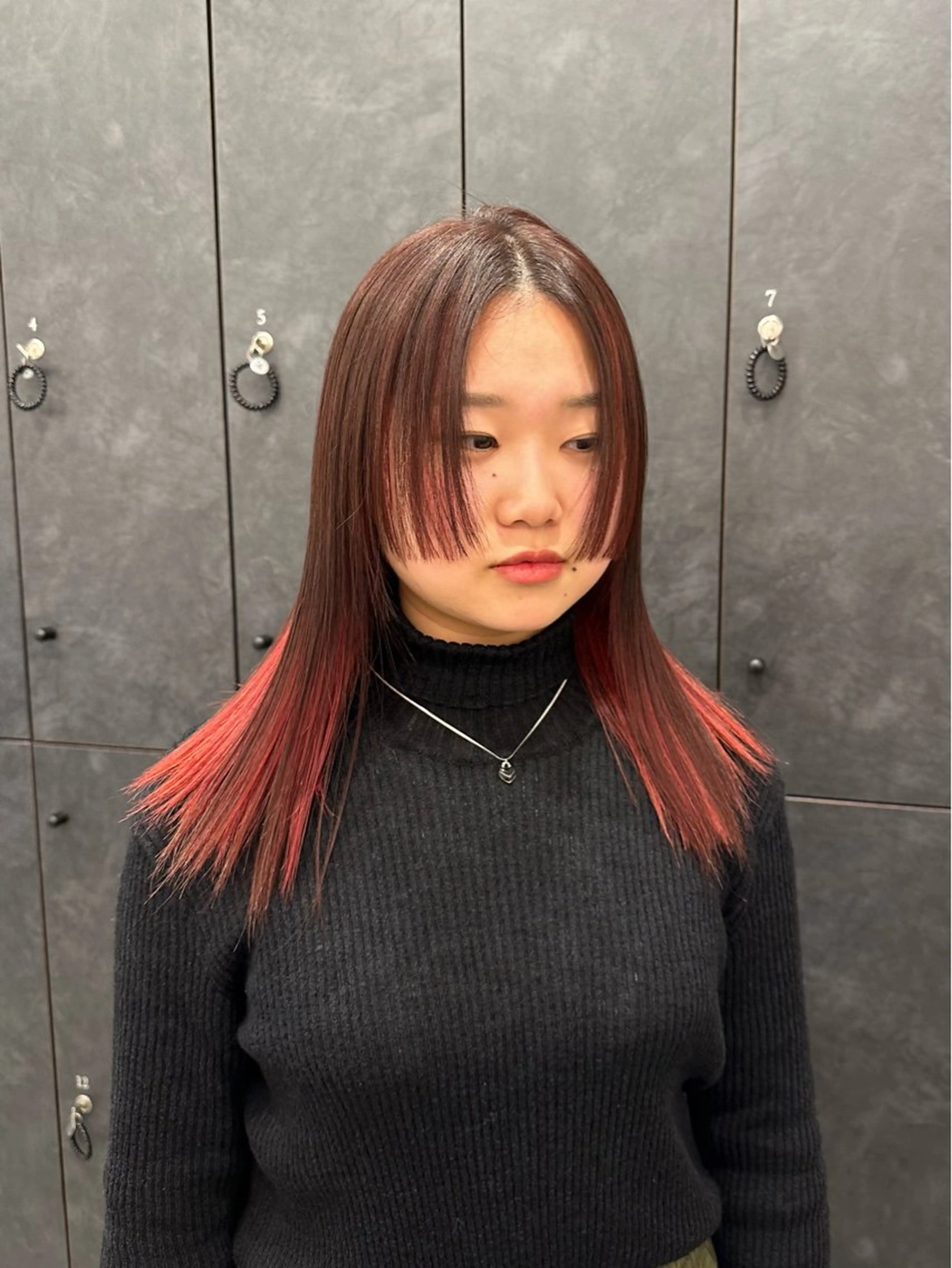 セミロング カラー 銀座/ヘアセット シマムラ ミホのヘアスタイル