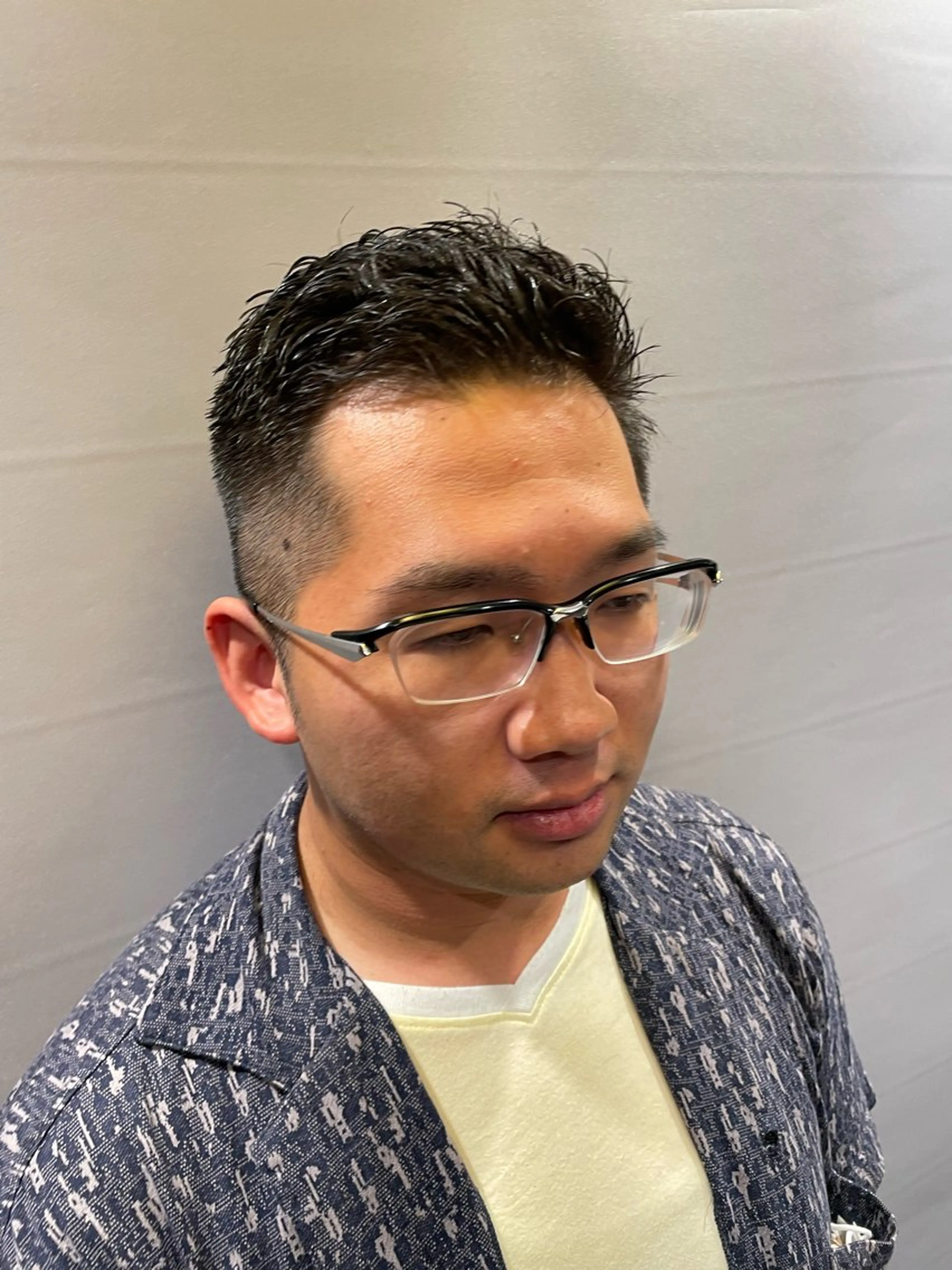 ショート ヘアアレンジ メンズ barber shopのヘアスタイル