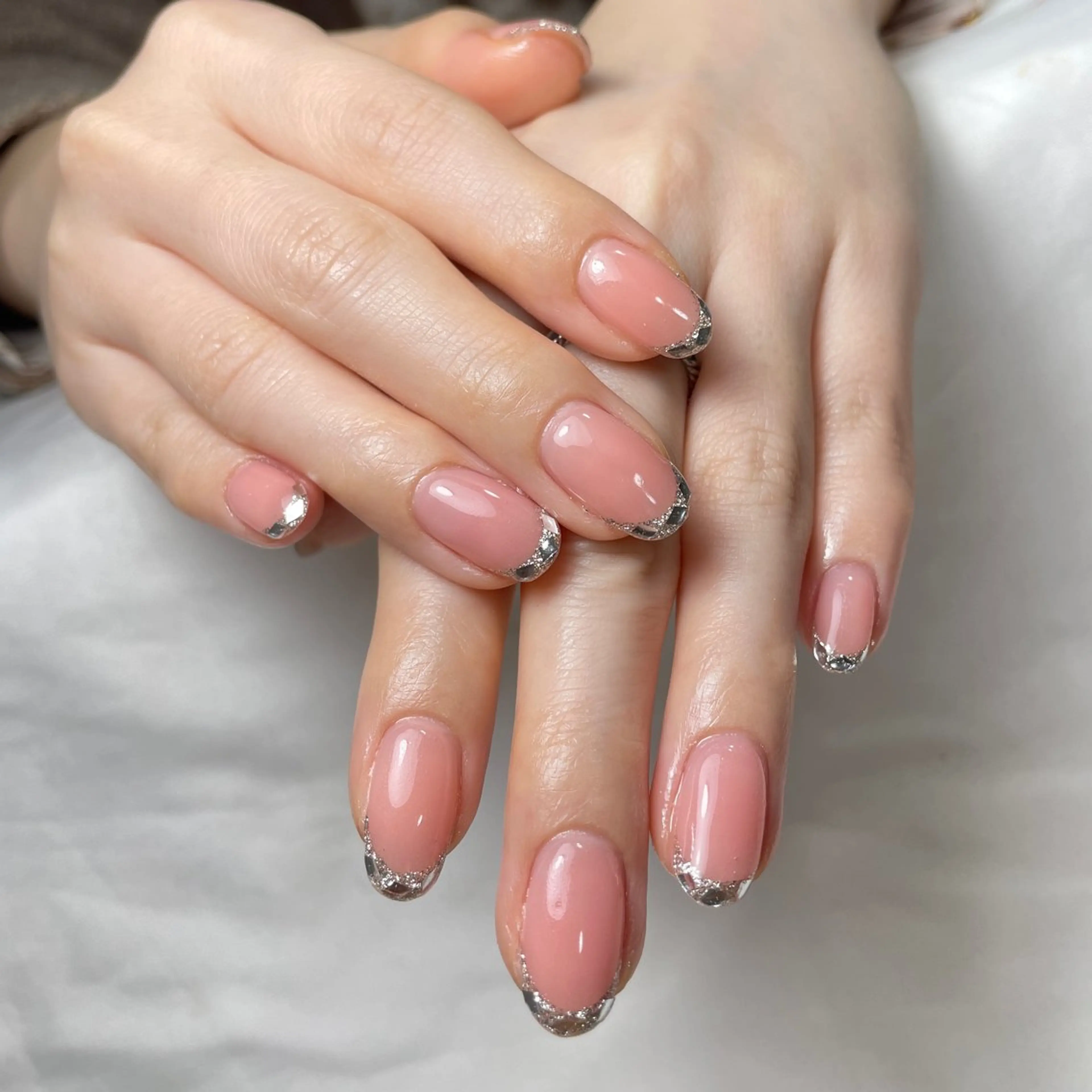 ネイル アートネイル フレンチネイル ジェルネイル グラデーション 韓国ネイル ハンドネイル 久保田 マリコのネイルデザイン