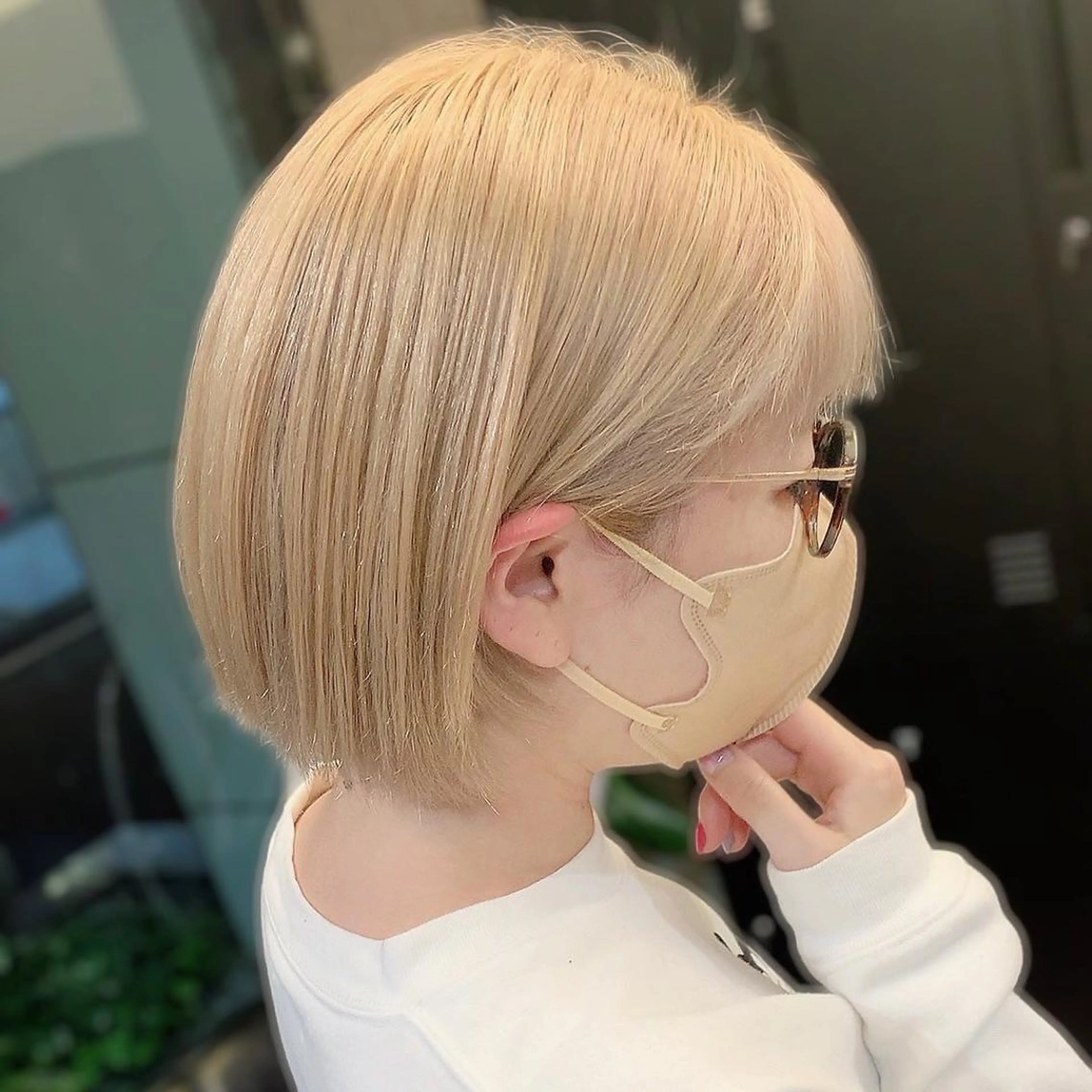 ショート カラー ハイトーンカラー ACTION心斎橋店 Lisaのヘアスタイル