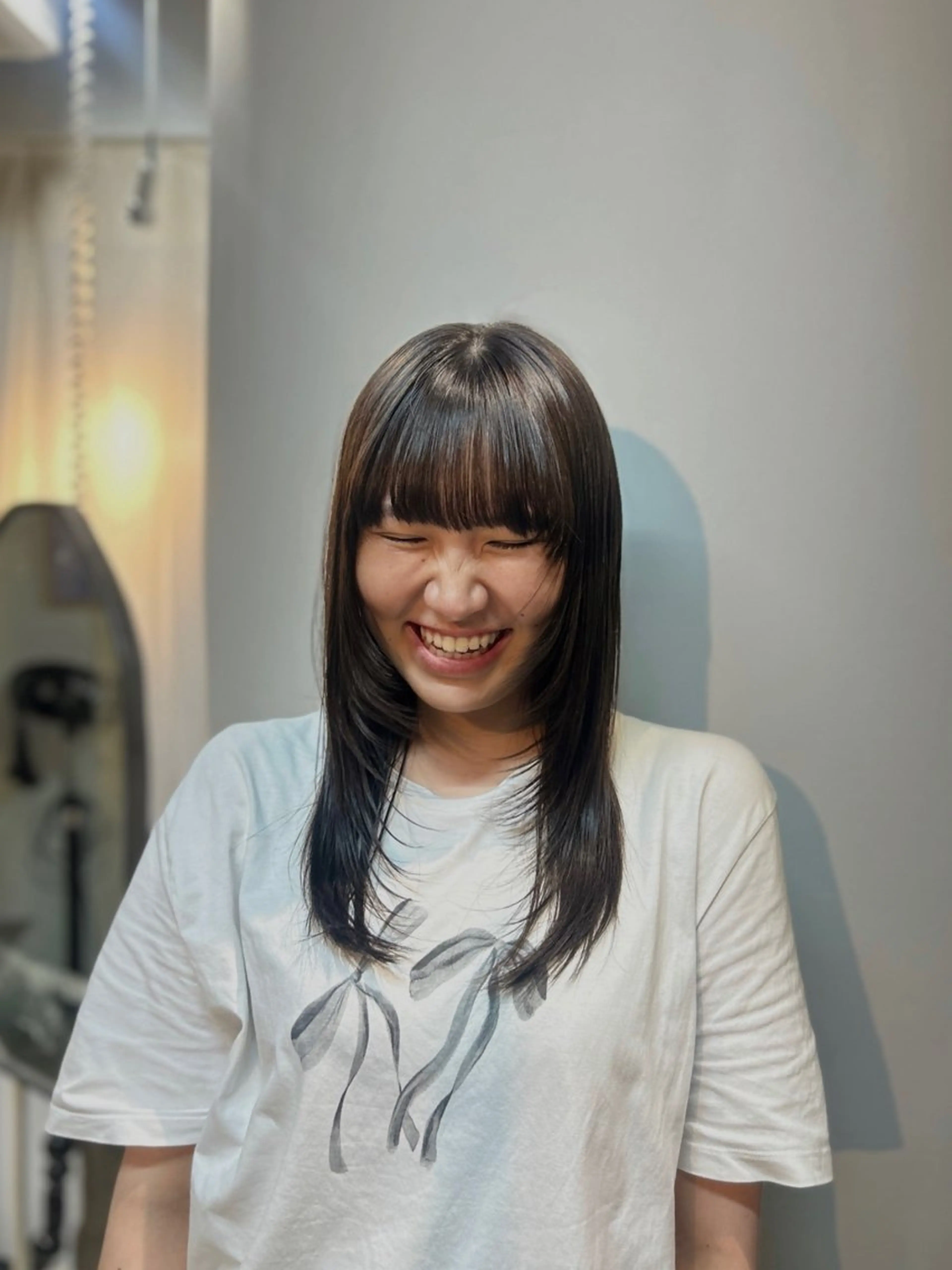 セミロング カラー ブラウンカラー 透明感カラー suiu所属・カラーモデル募集中♪ nanamiのヘアスタイル