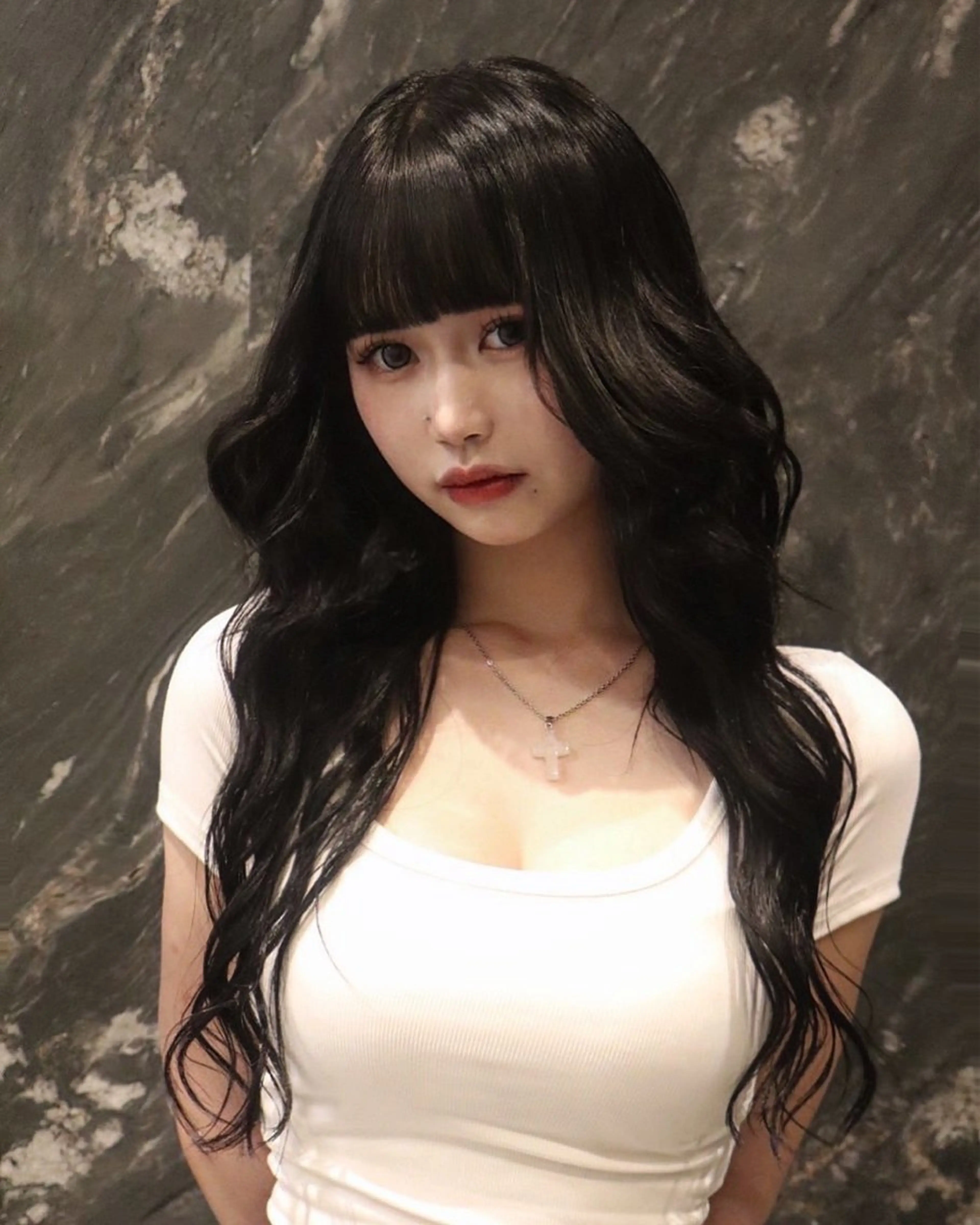 ロング カラー レイヤーカット /ハイトーンchaoのヘアスタイル