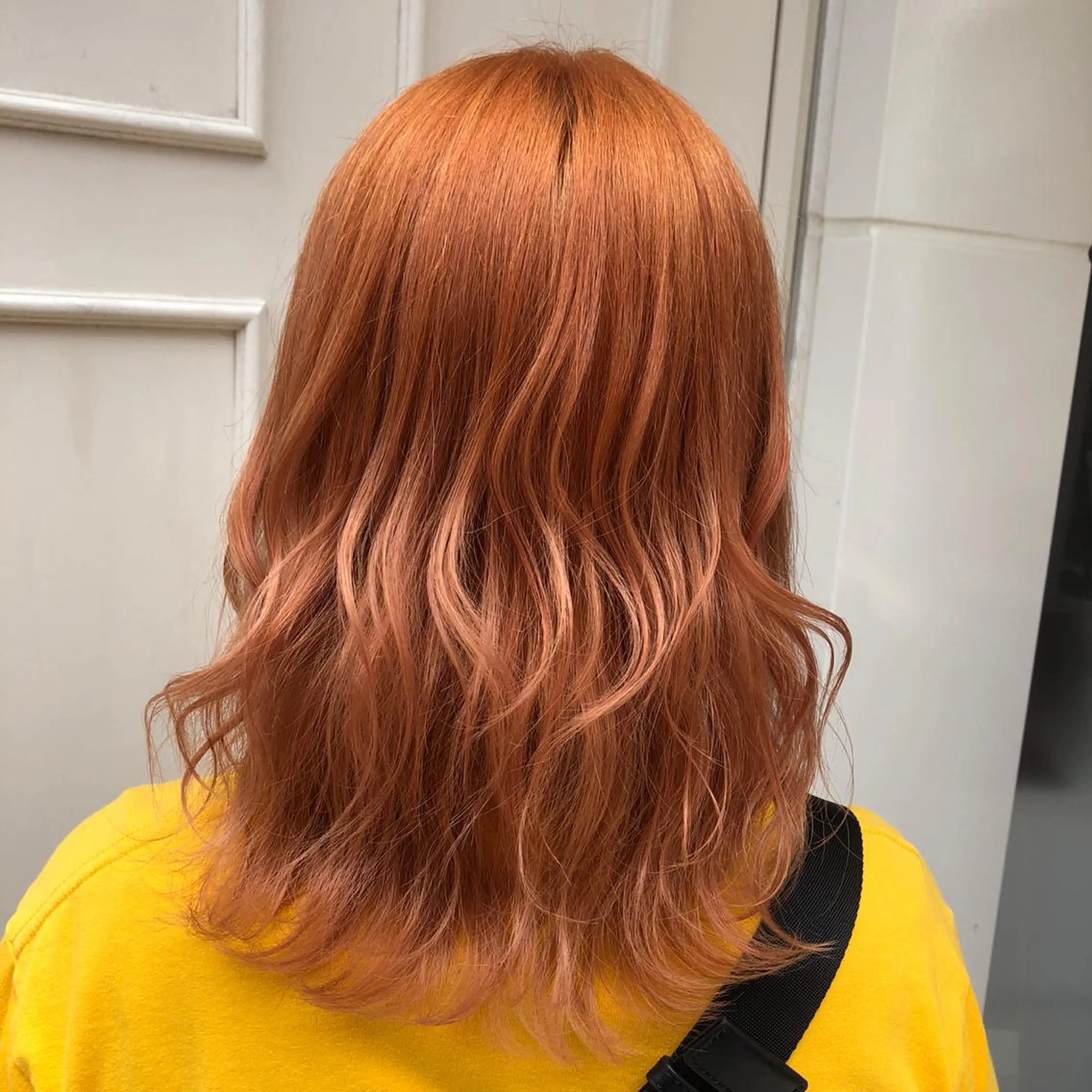 ミディアム カラー オレンジ 🫟Blanco🫟 Color&Careのヘアスタイル