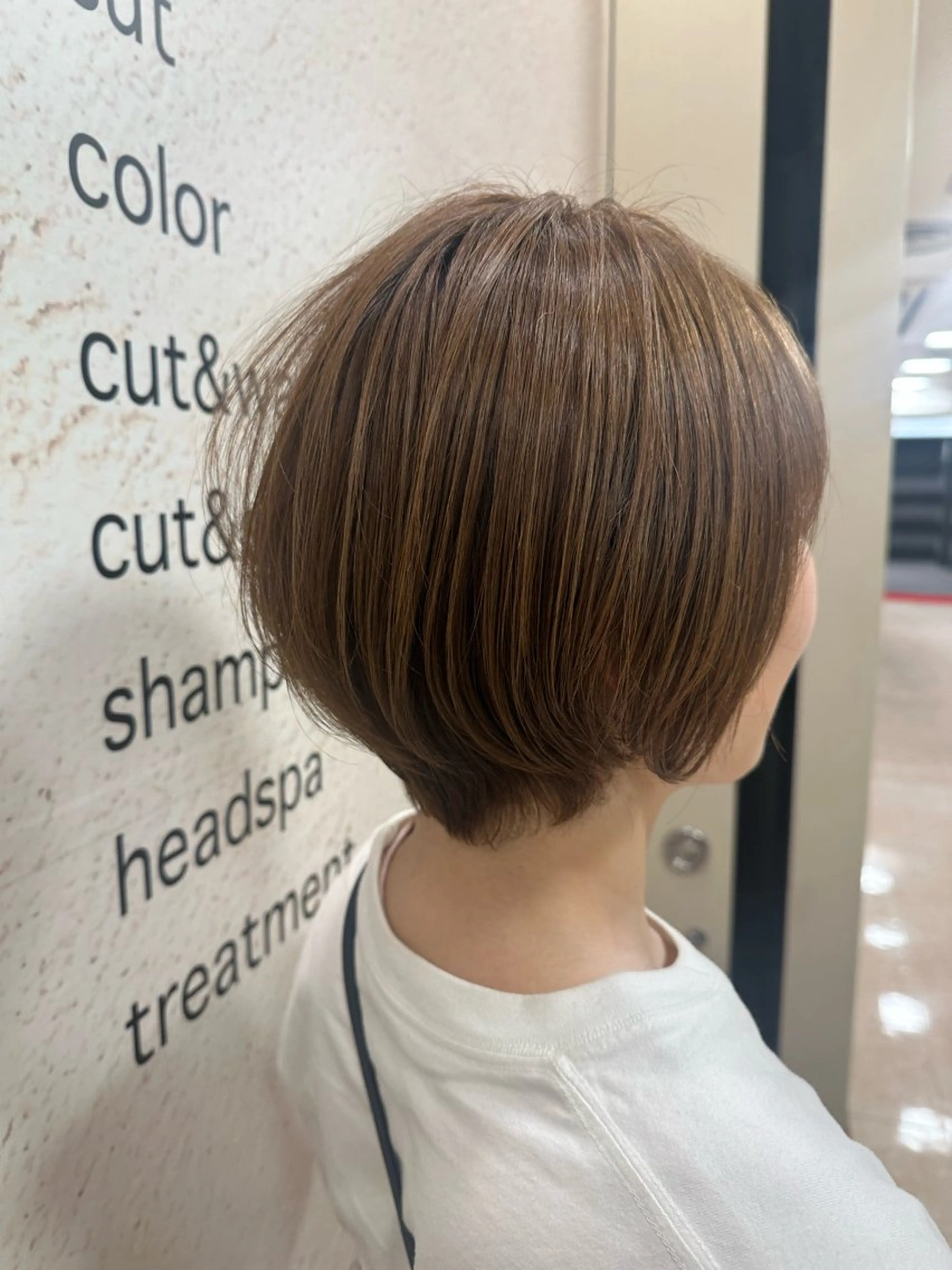 ショート モリオフロムロンドン所属・札幌カットモデル/ ショートカット/富田のヘアスタイル