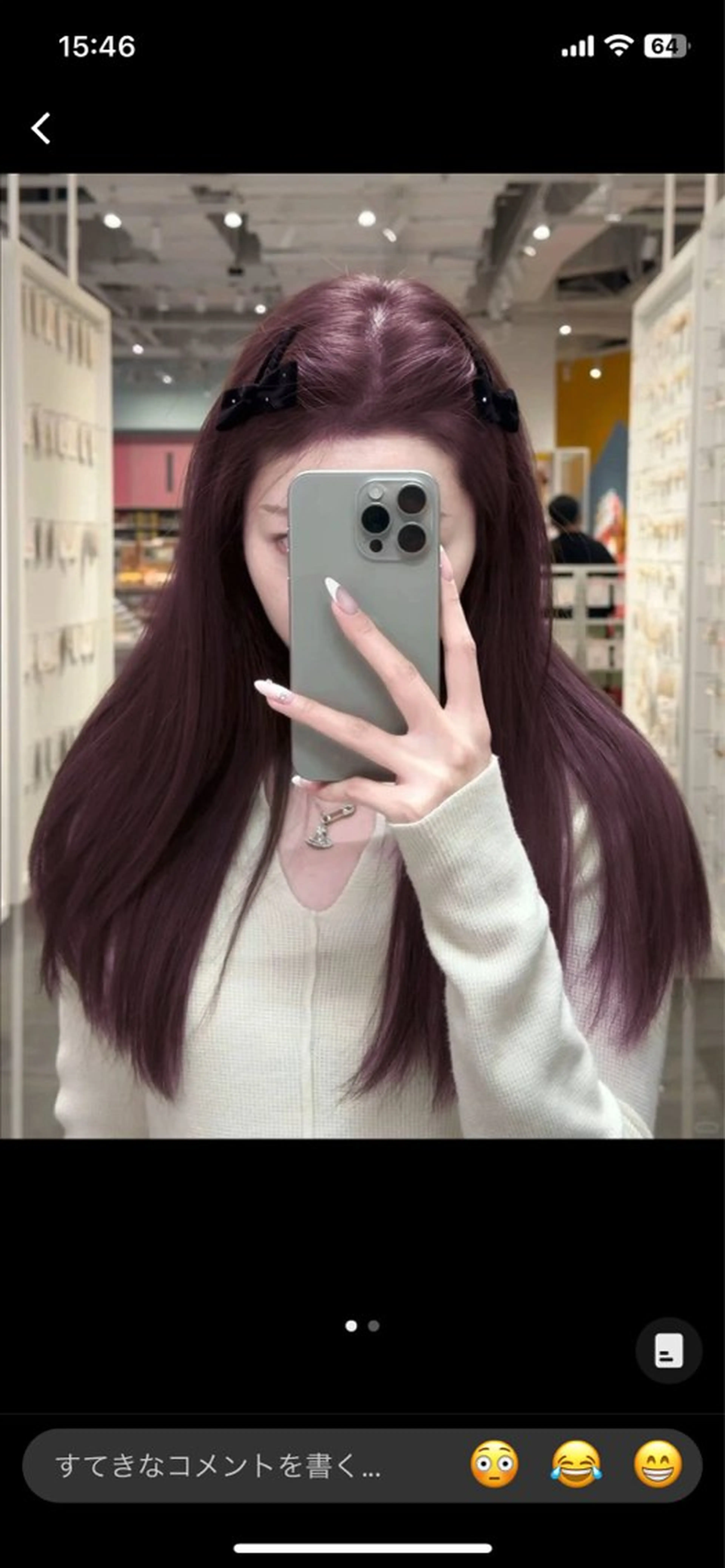 💗🫧カット＋ブリーチありorなしWカラー＋髪質改善トリートメントでダメージレスに明るく🫧💗の写真