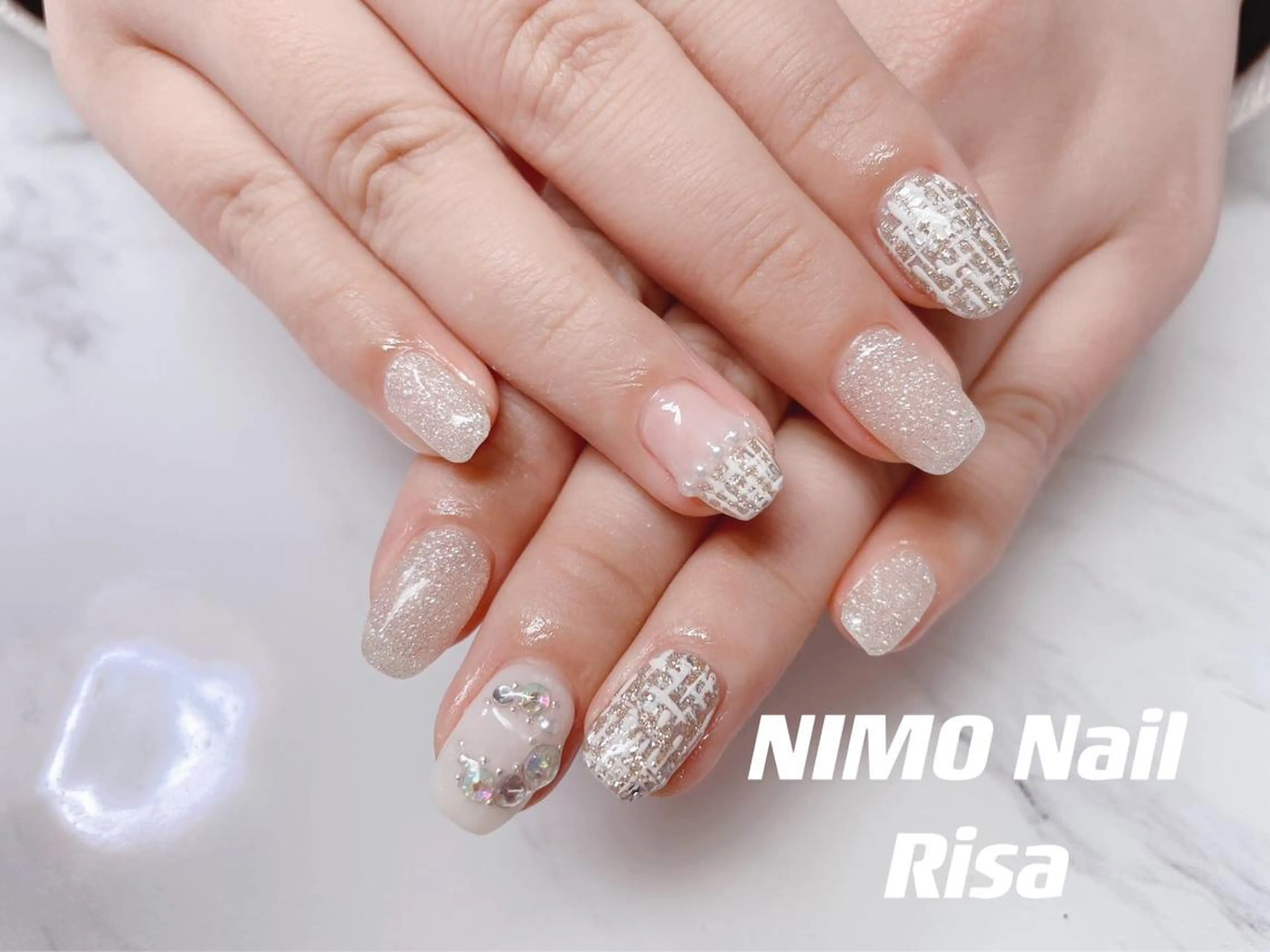 ネイル ハンドネイル RI SA☀️ リサのネイルデザイン