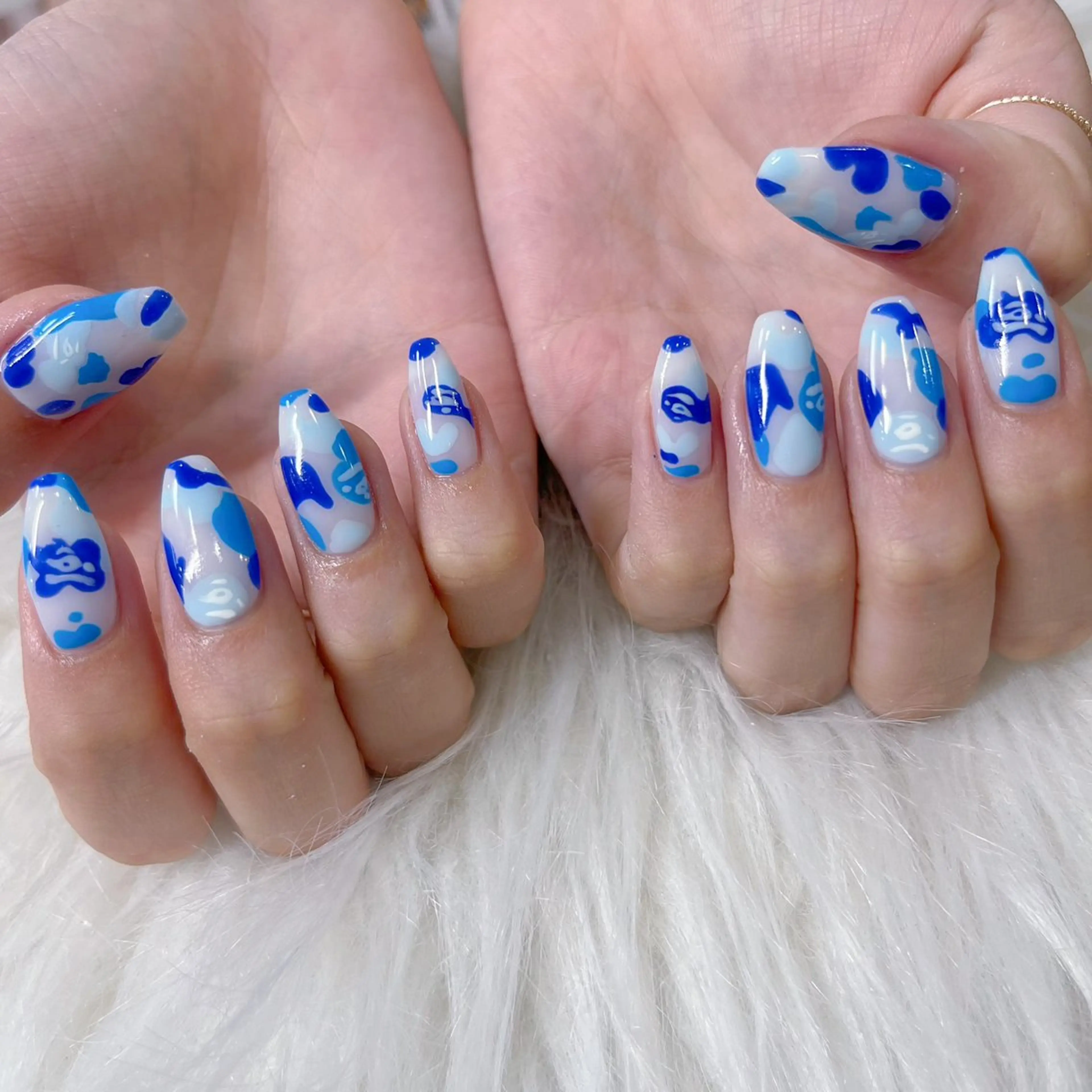 ネイル ハンドネイル Maya 🧊🫧‪のネイルデザイン
