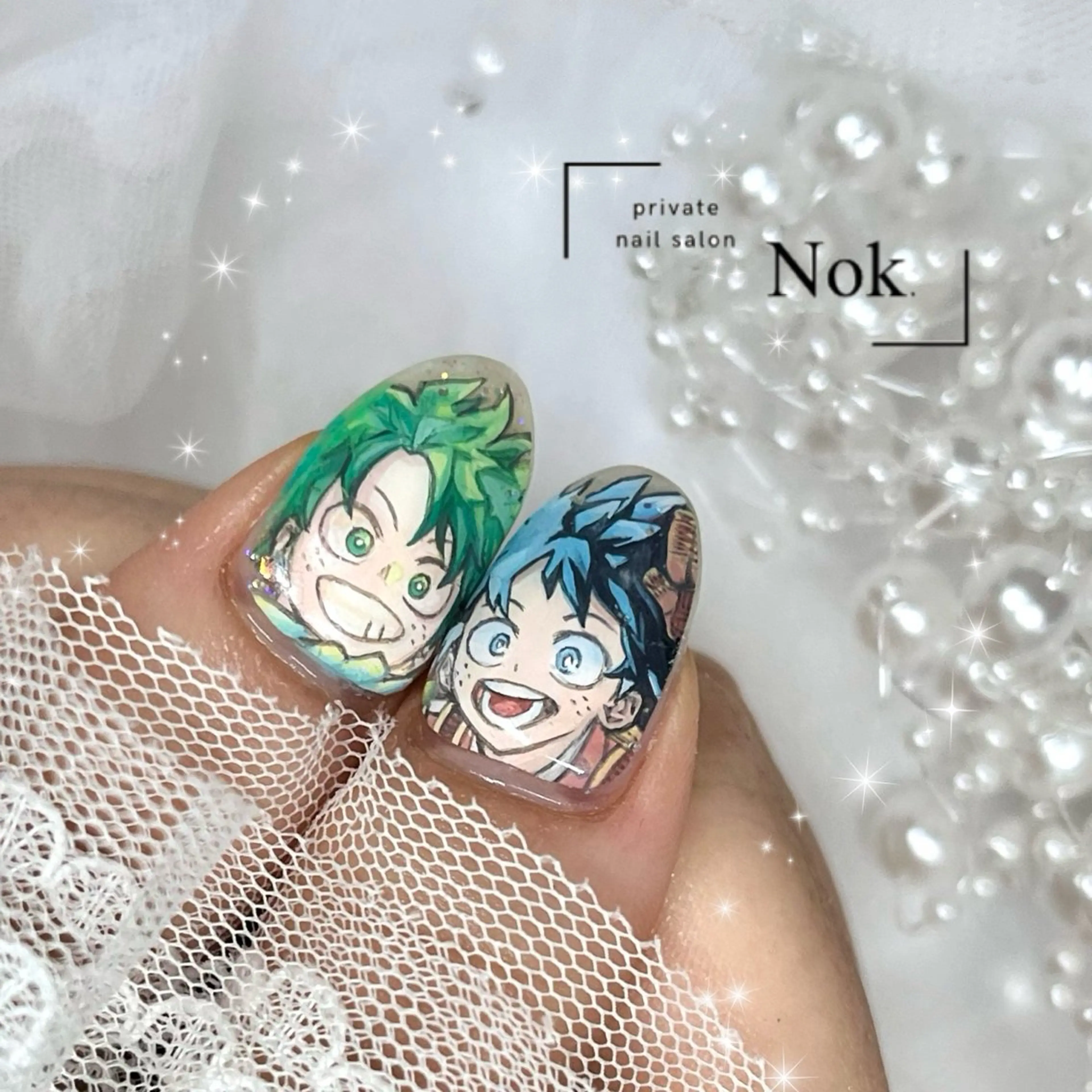 ネイル ハンドネイル 池袋痛ネイル Nok. 渡辺のネイルデザイン