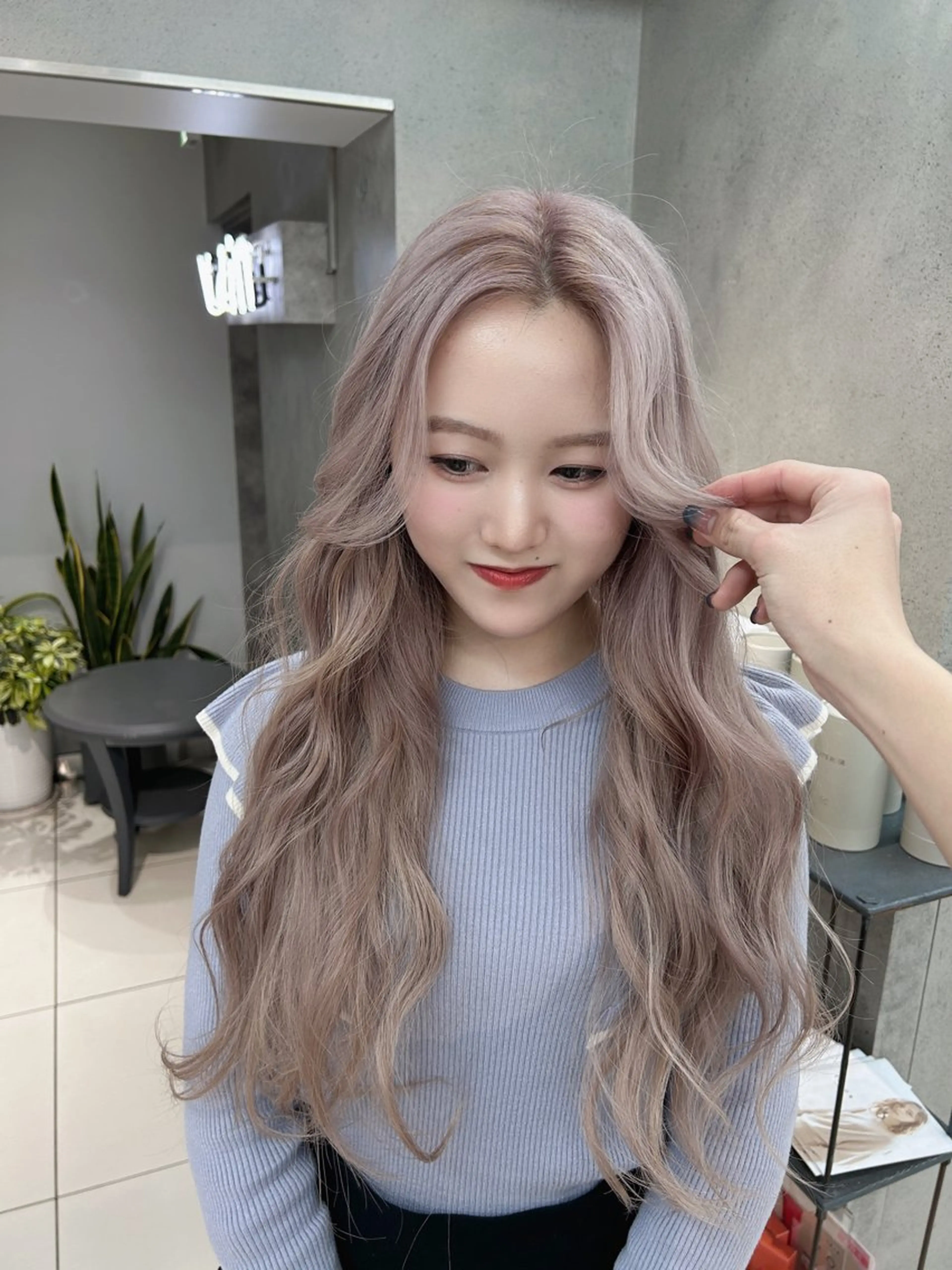 ロング レイヤー×ツヤカラー 渋谷/kougaのヘアスタイル