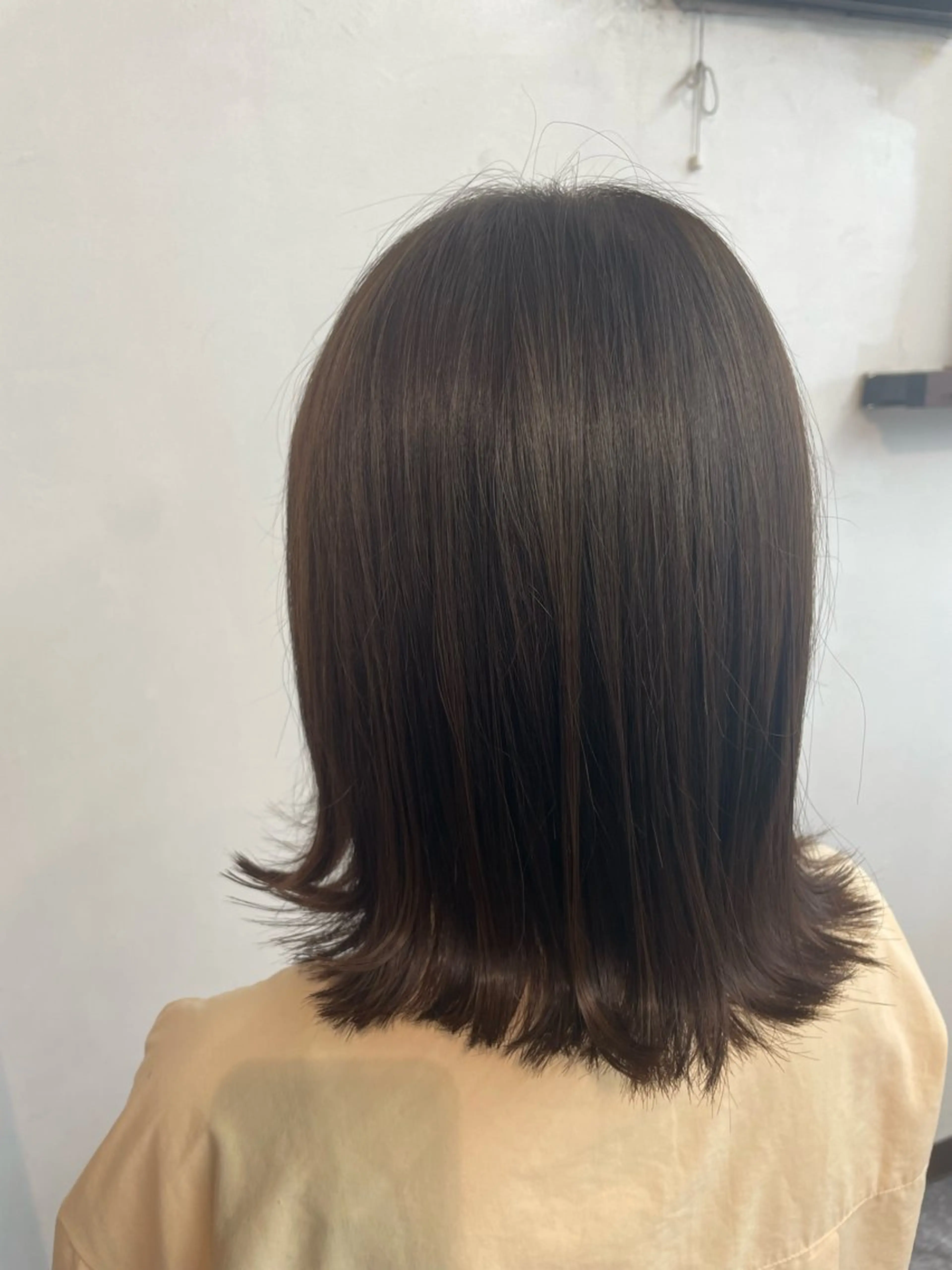 ミディアム カット ヘアカラー SFIDA みつえのヘアスタイル