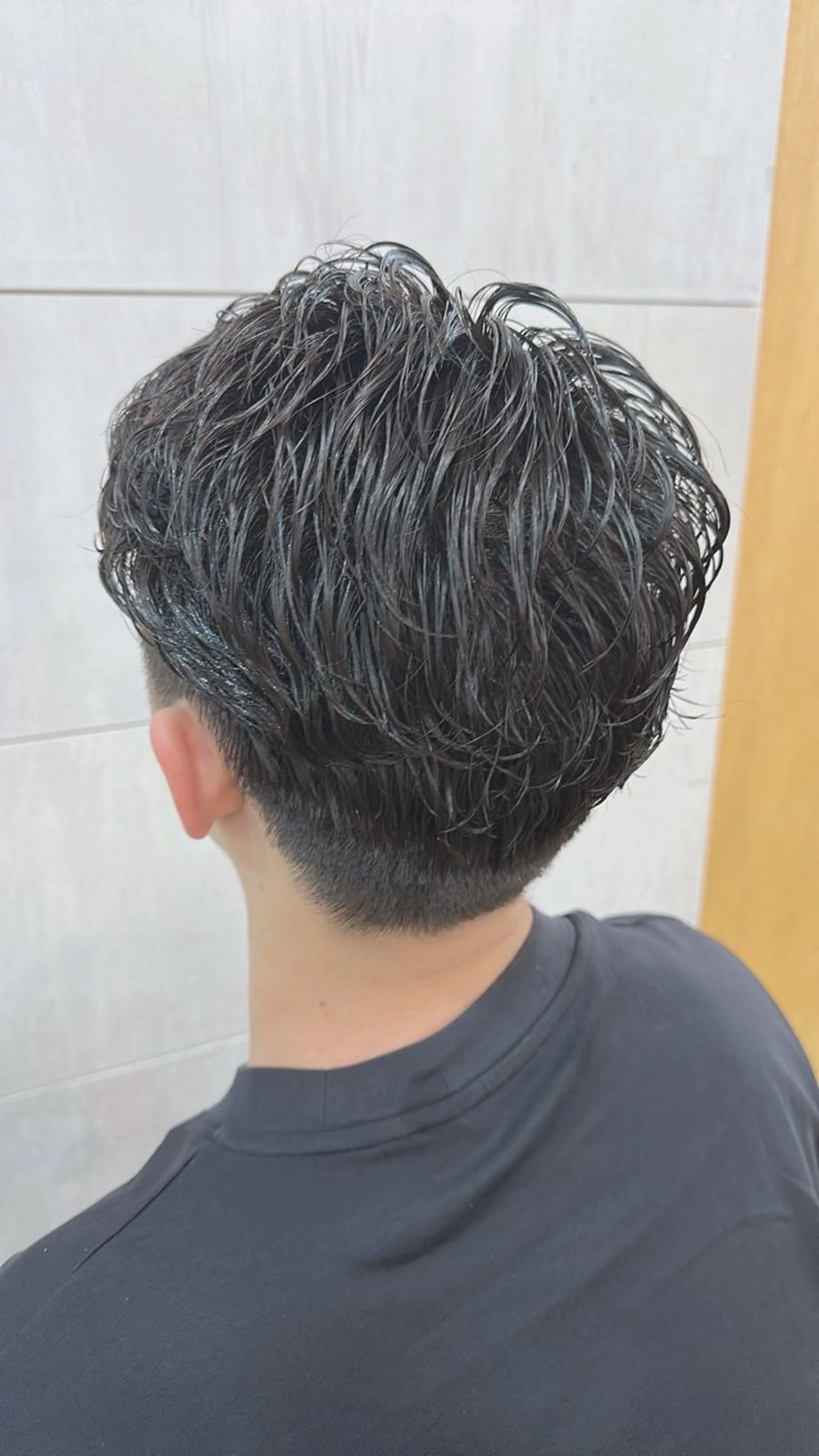 ショート パーマ メンズ メンズパーマ ストレートパーマ 🎀ITSUKI暖色 カラー/レイヤー🎀のヘアスタイル