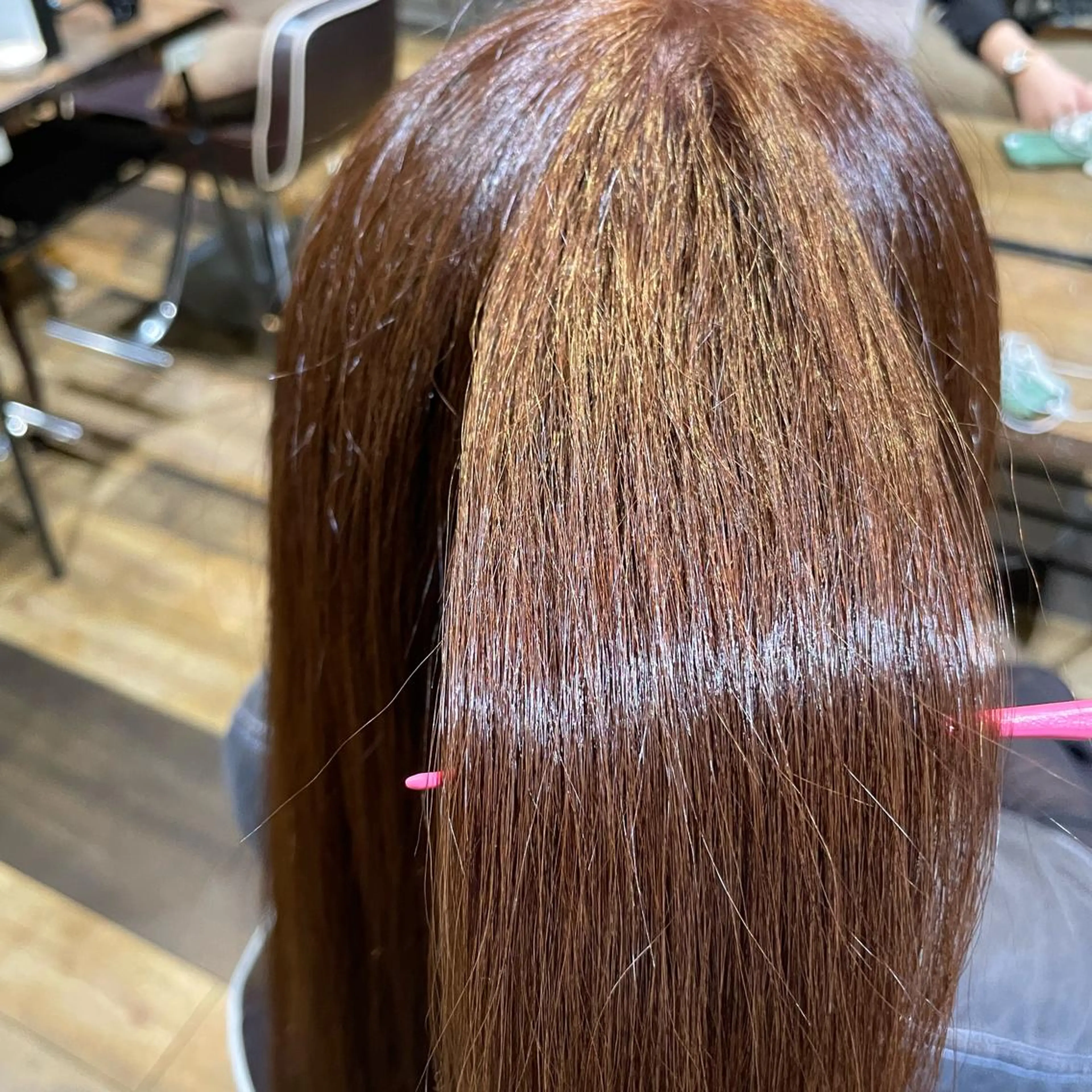 ロング カラー 大 場のヘアスタイル