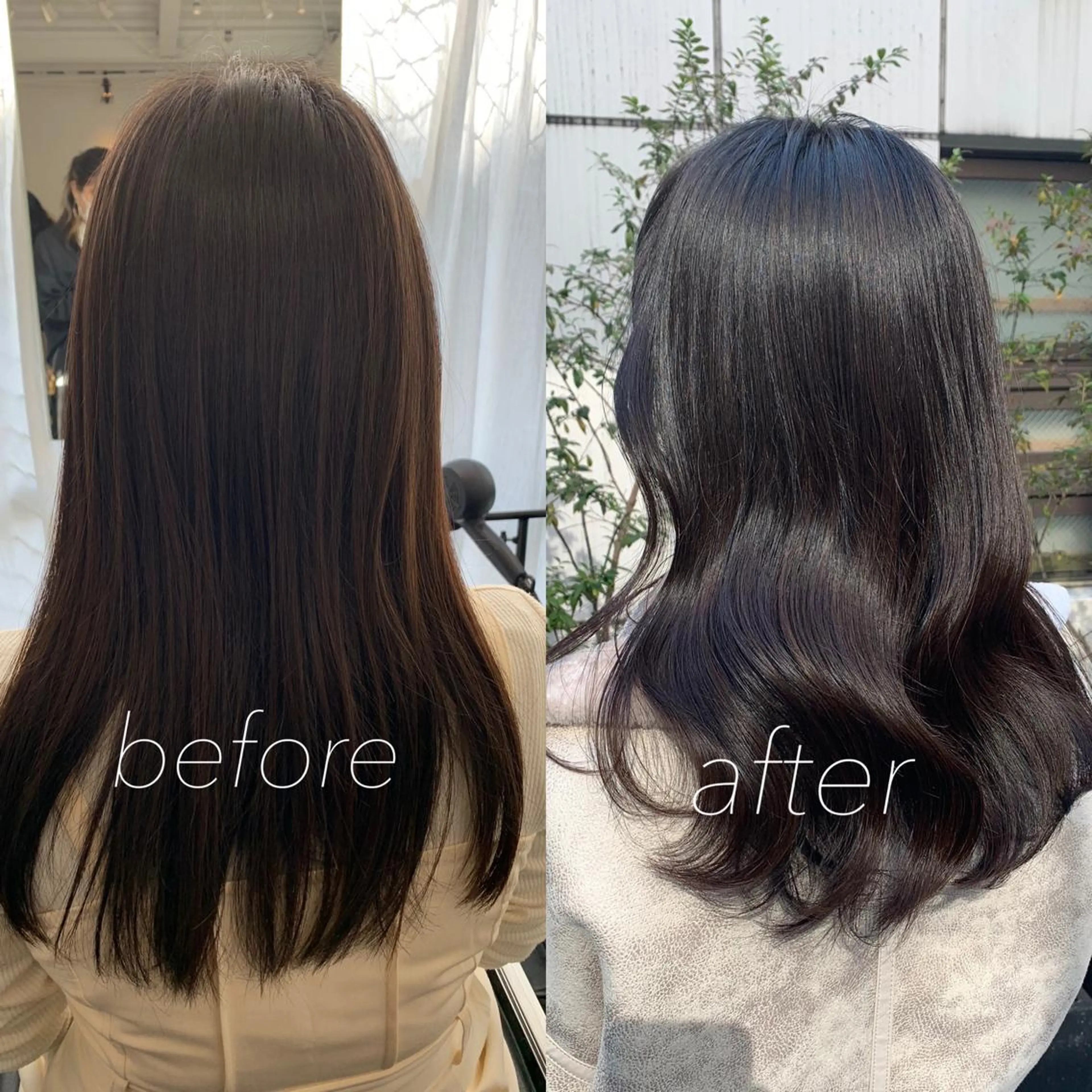 セミロング カラー レイヤーカット/艶髪 ✨💭KIRARIのヘアスタイル