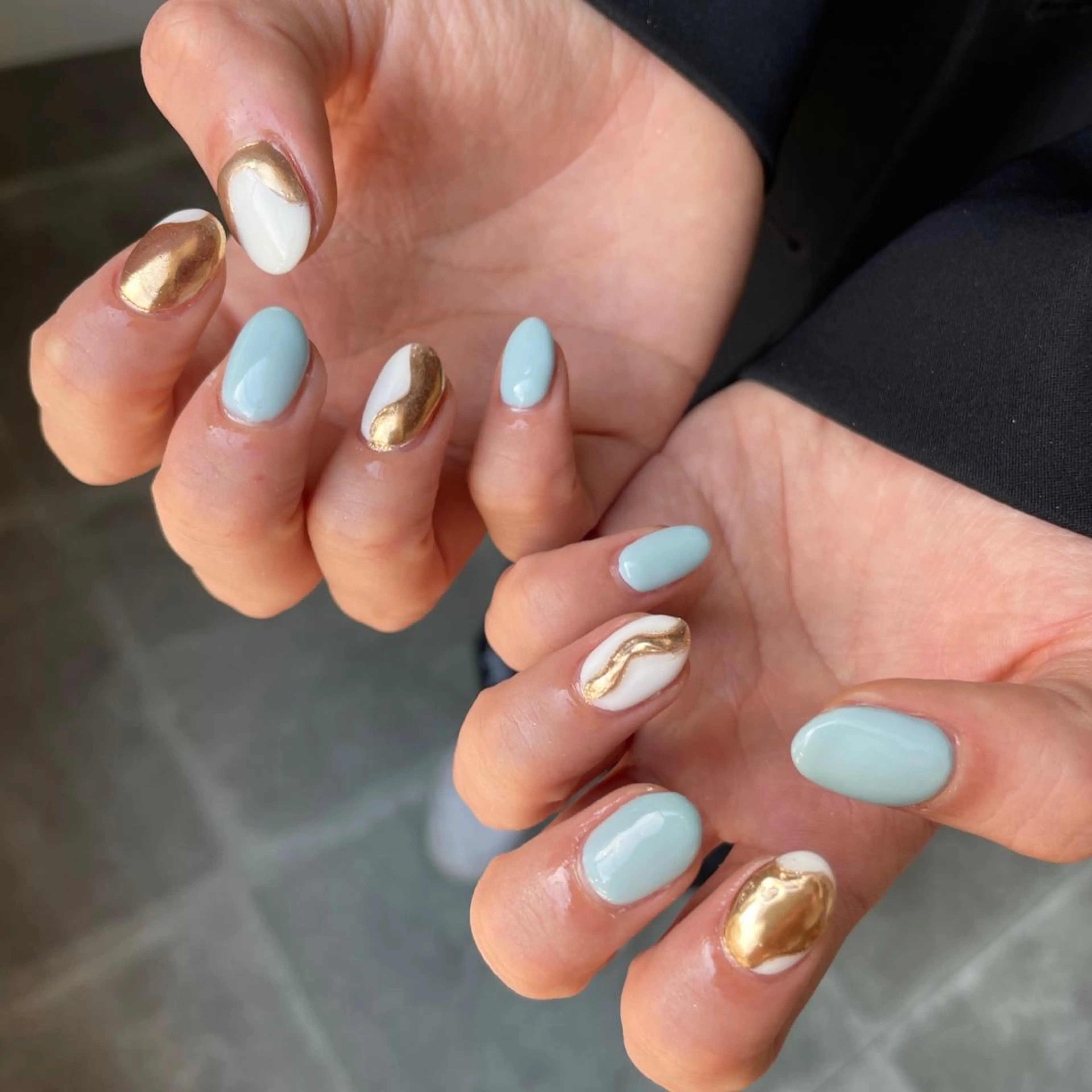 ネイル シンプルネイル SOL所属・SOL　nail イマナカのネイルデザイン