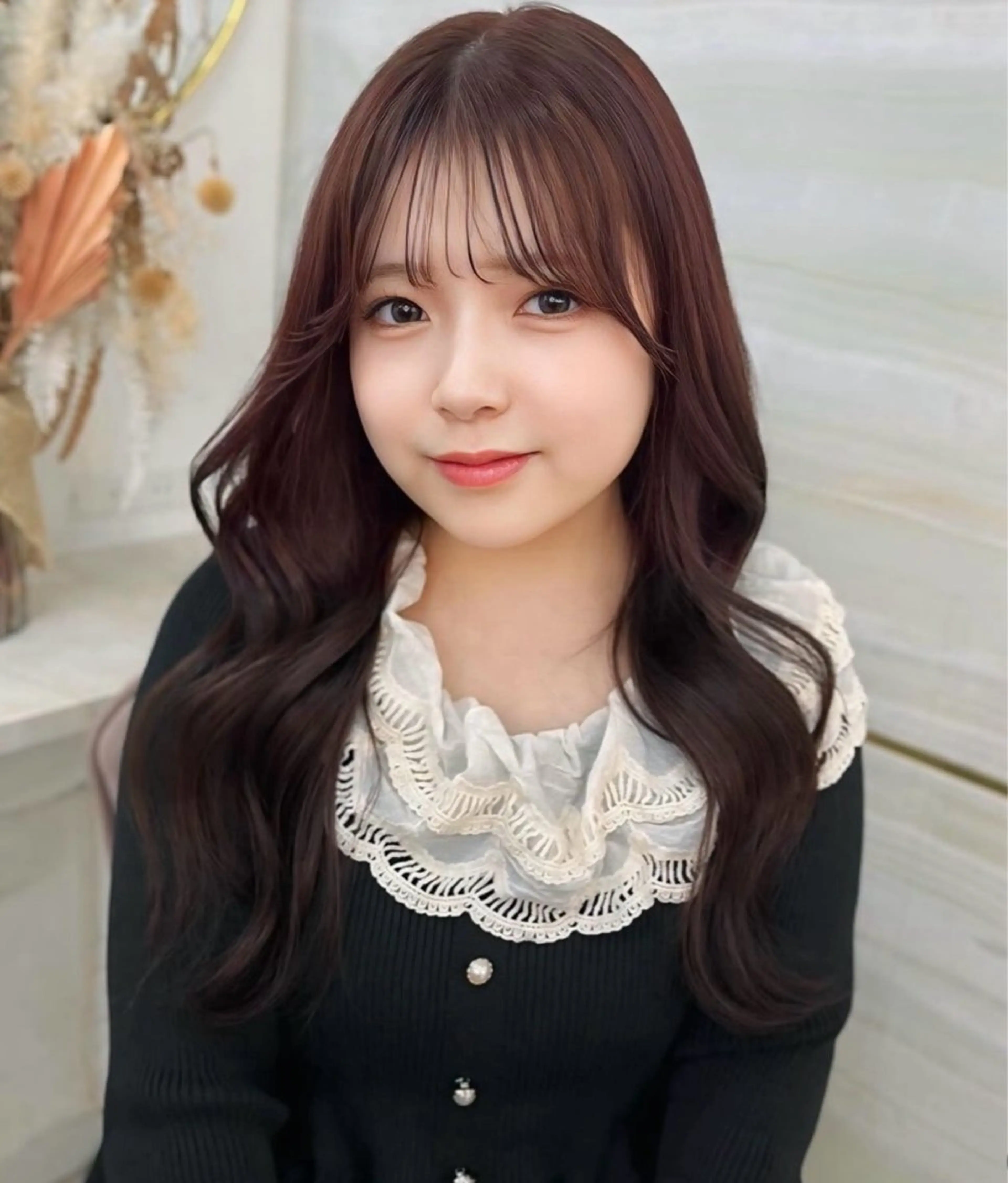 ロング カラー ラベンダーカラー ラベンダーピンク ピンクカラー ヘアカラー 🏹Ami🏹艶髪 /オリーブカラーのヘアスタイル