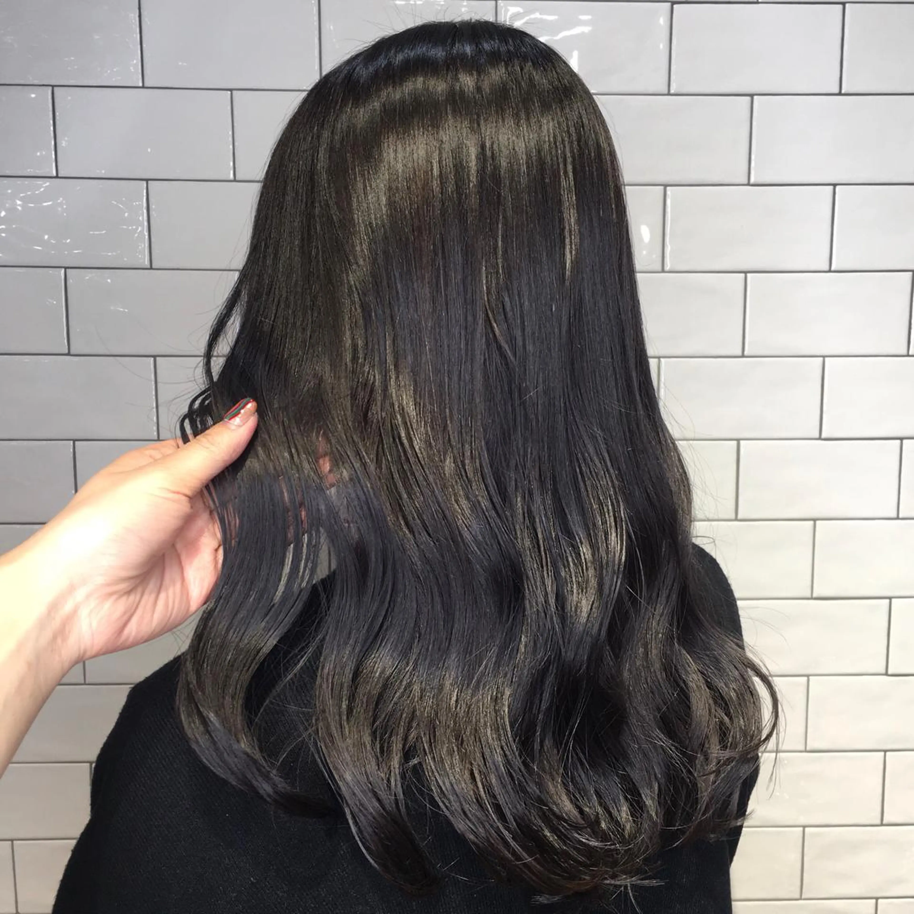 ロング カラー もり まりものヘアスタイル