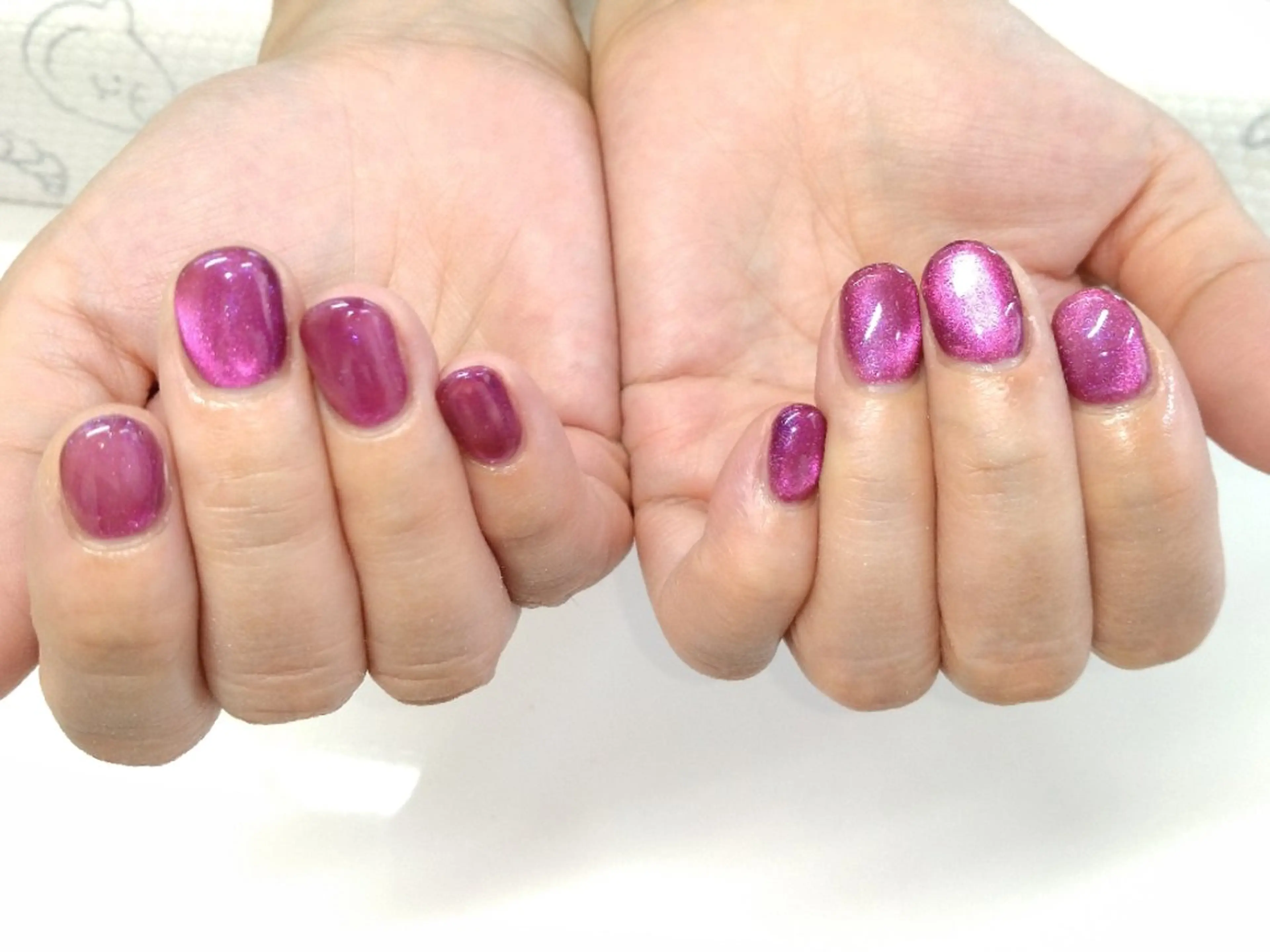 デビュー前経験者ネイリスト¥1,000でマグネットワンカラー♪の写真