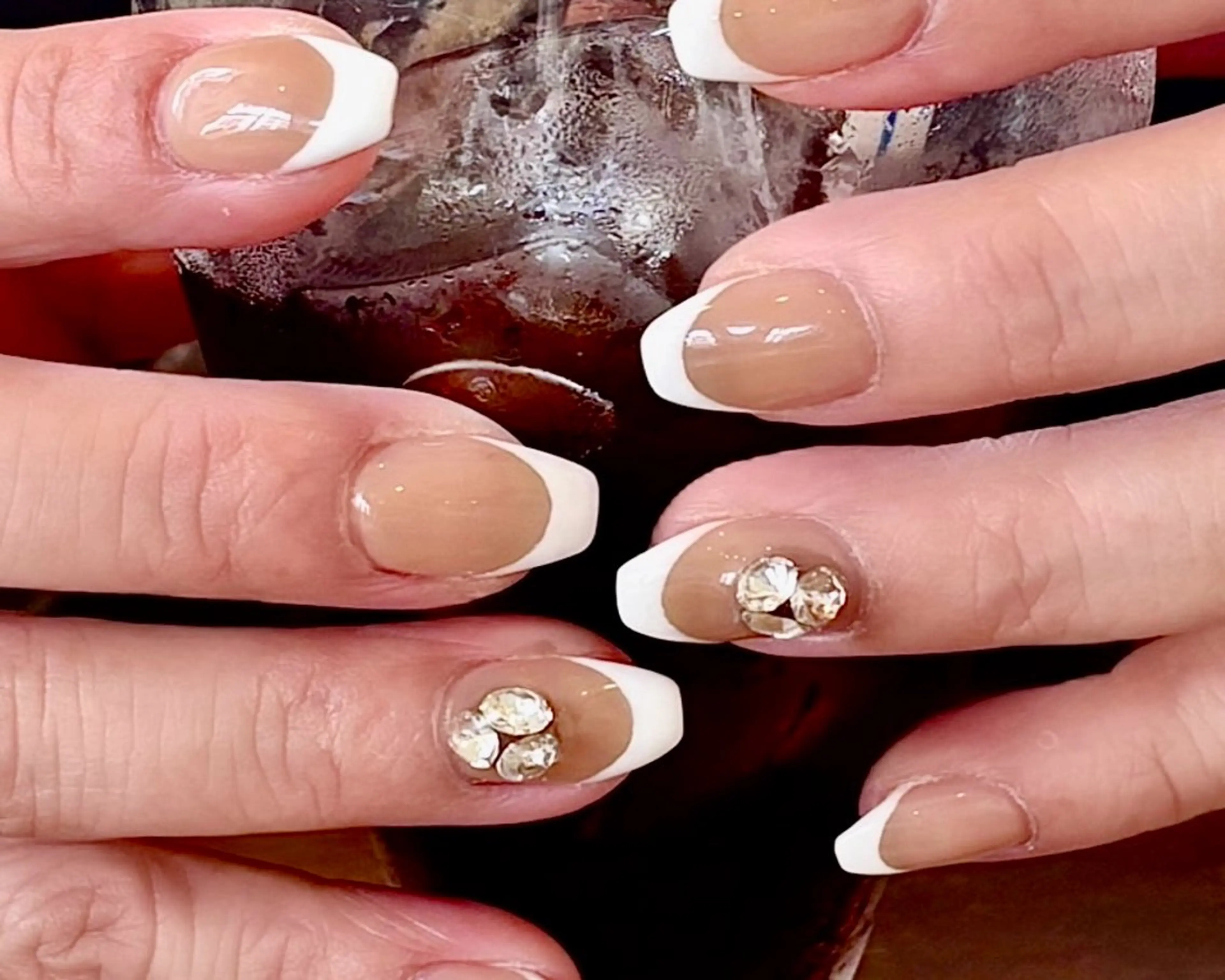 【フレンチ】★新規オフ無料★2色までお選びいただけます✨※追加カラーも可能です🎀通常カラー以外は追加料金となります🎀の写真