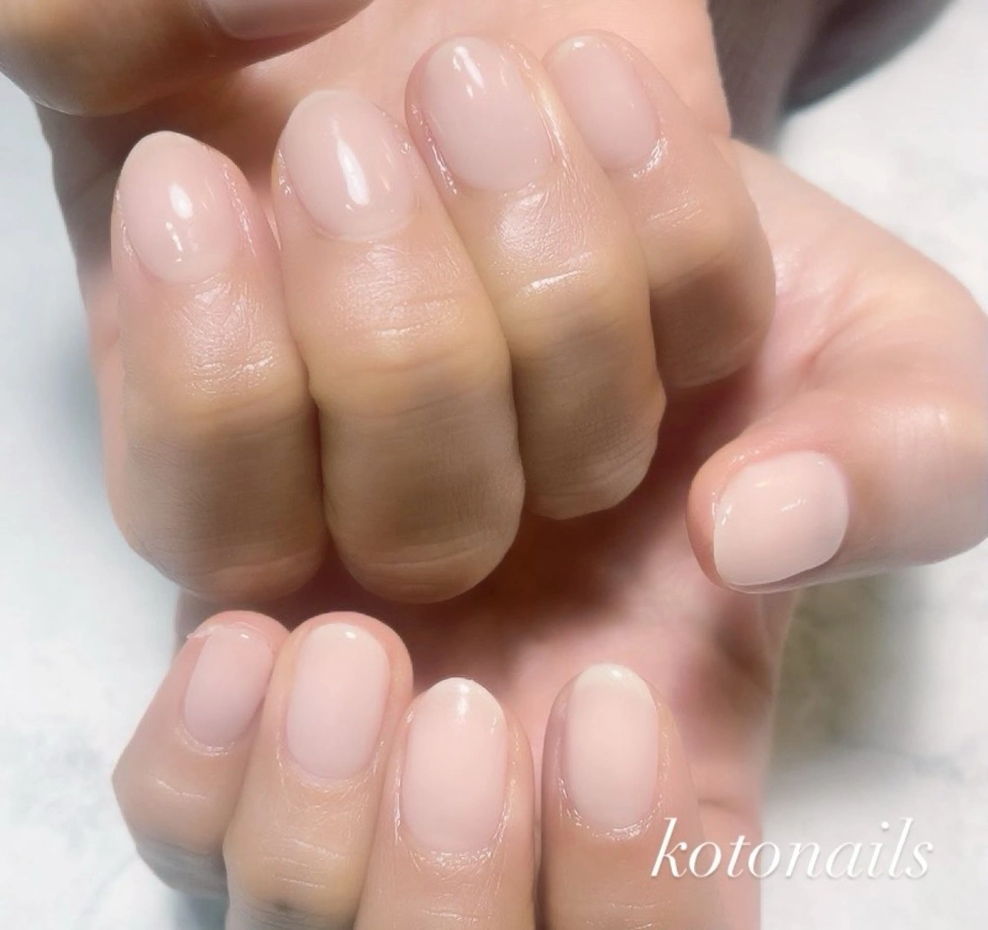 ネイル ワンカラーネイル ホワイト koto nails所属・koto nailsのネイルデザイン