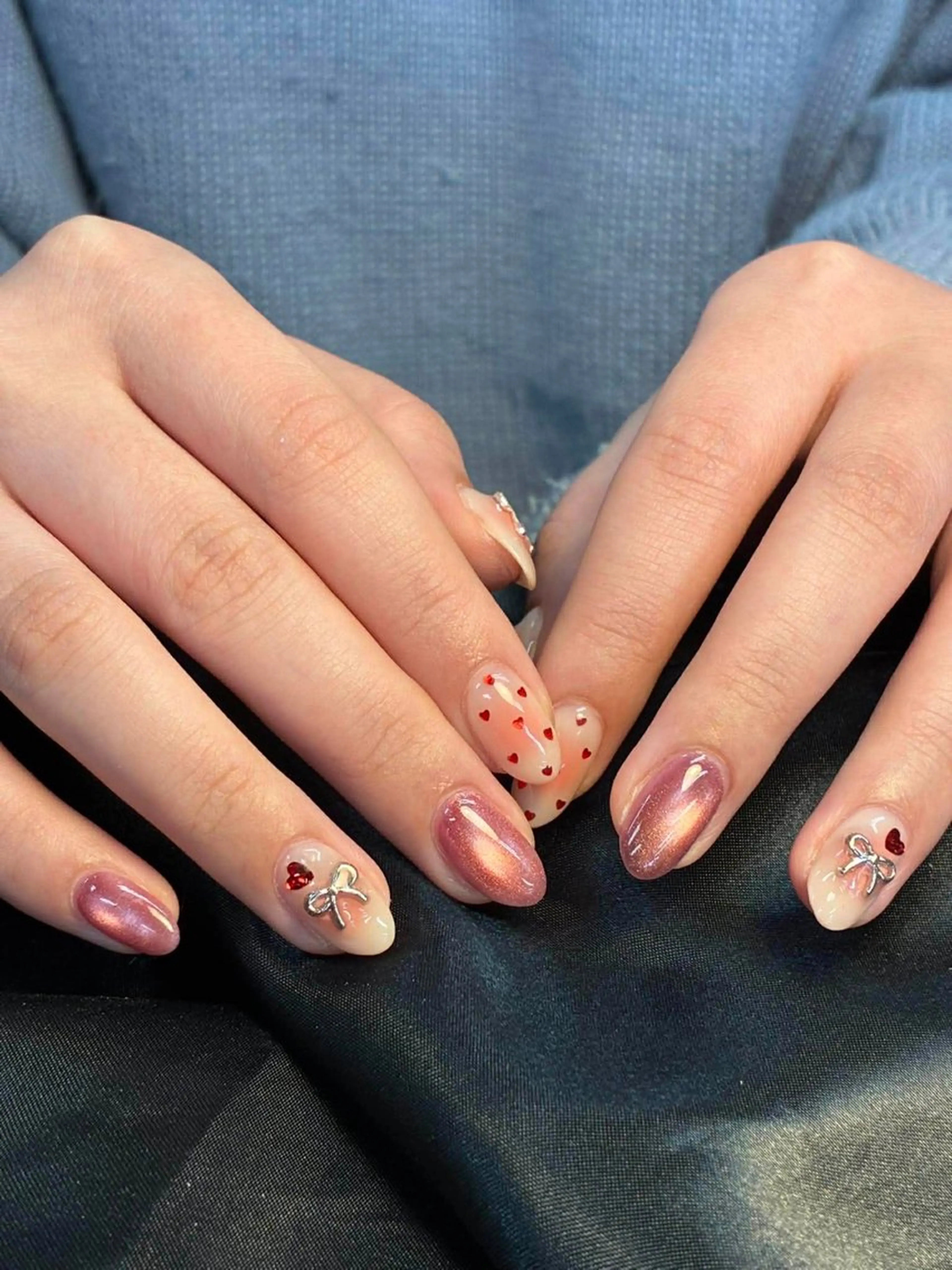 ネイル 韓国ネイル 持ち込み ニュアンスネイル 春ネイル 夏ネイル SORA ANA.CHUOのネイルデザイン